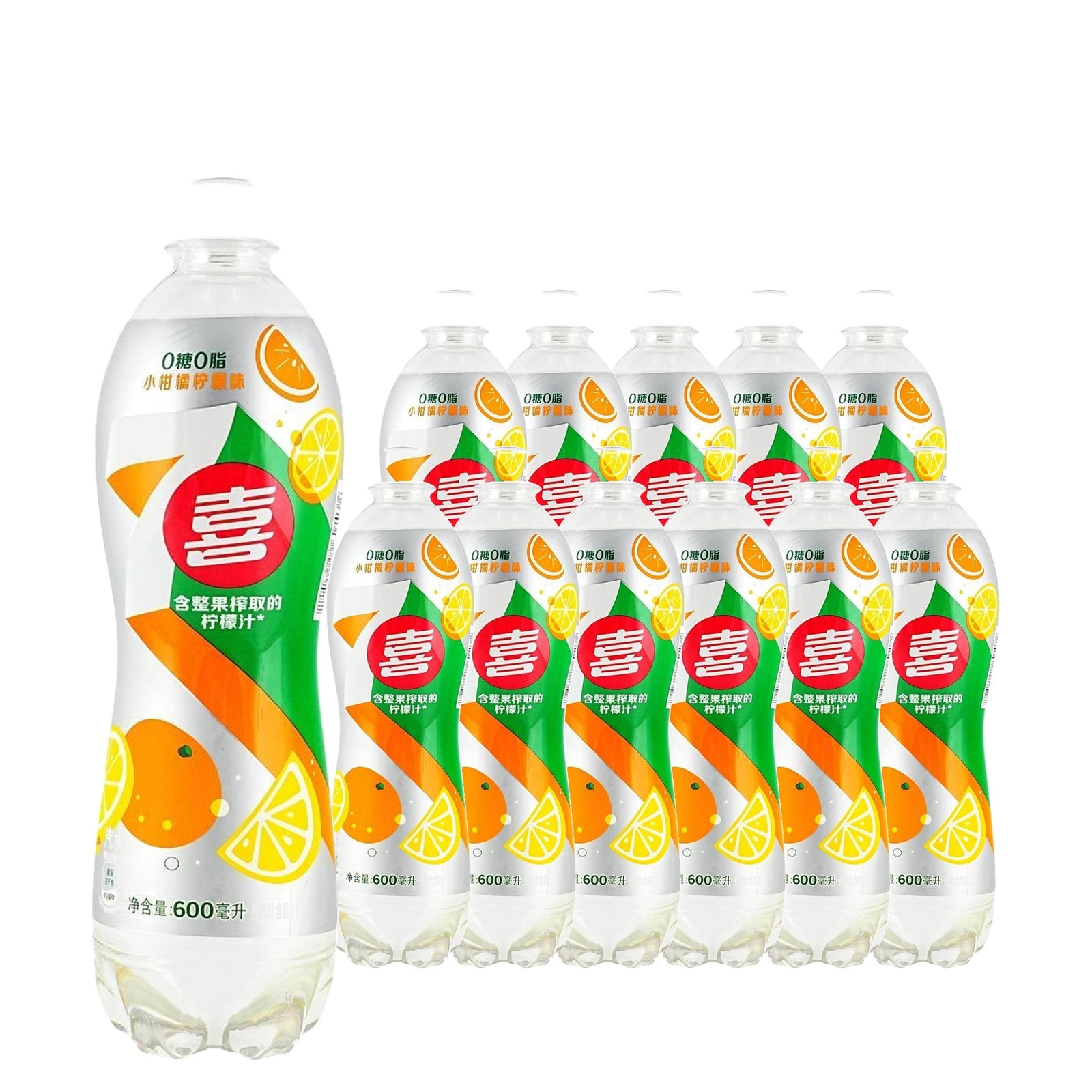 7up Citrus Lemon 600 mL / 20.3 fl oz case of 12 bottles