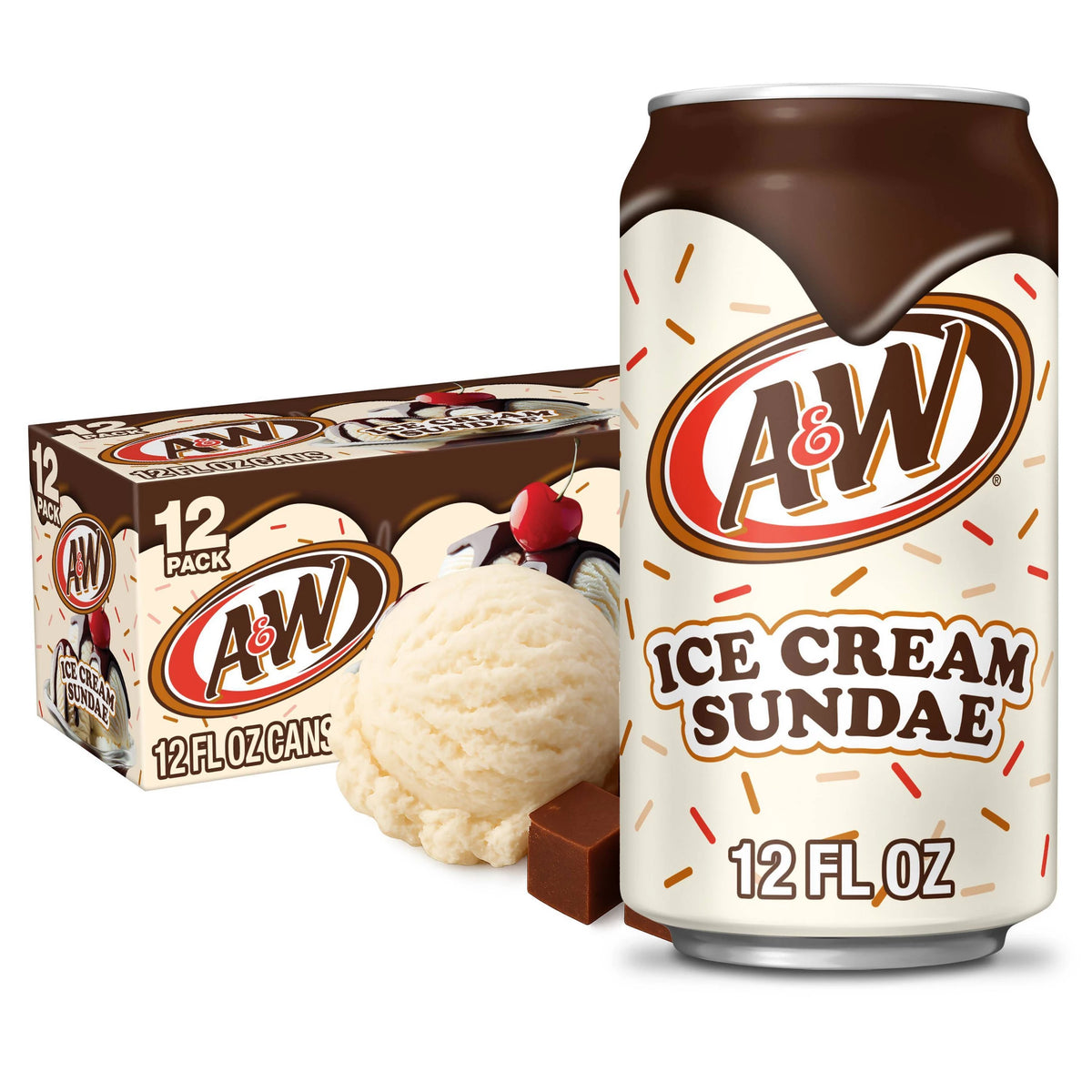 A&W Ice Cream Sundae 12 Pack Box