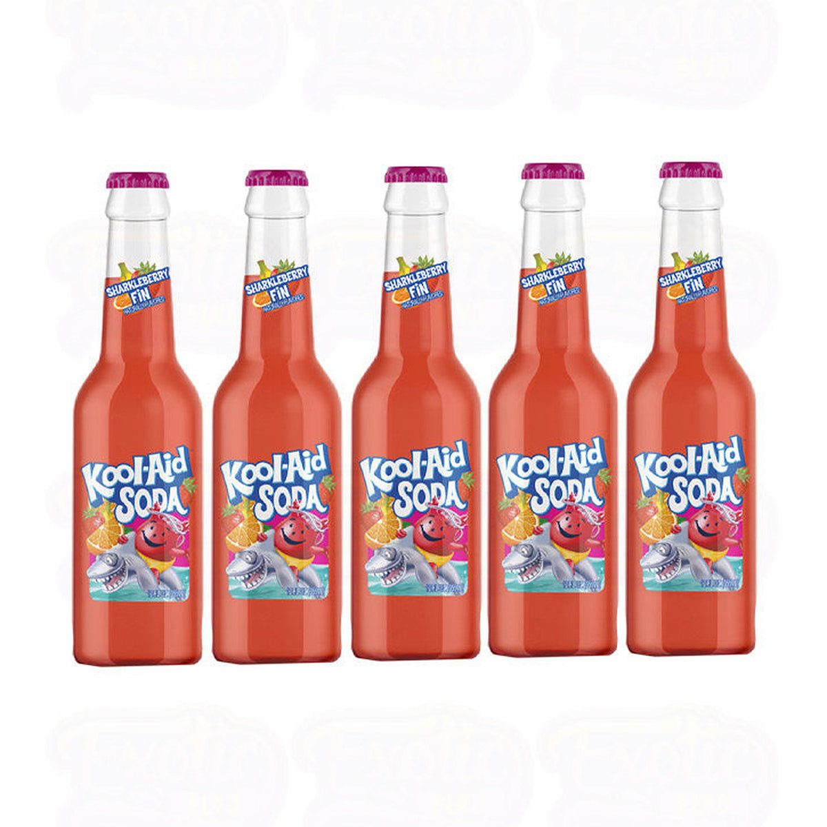 Kool Aid Sharkleberry Fin 12 oz, 5 Pack