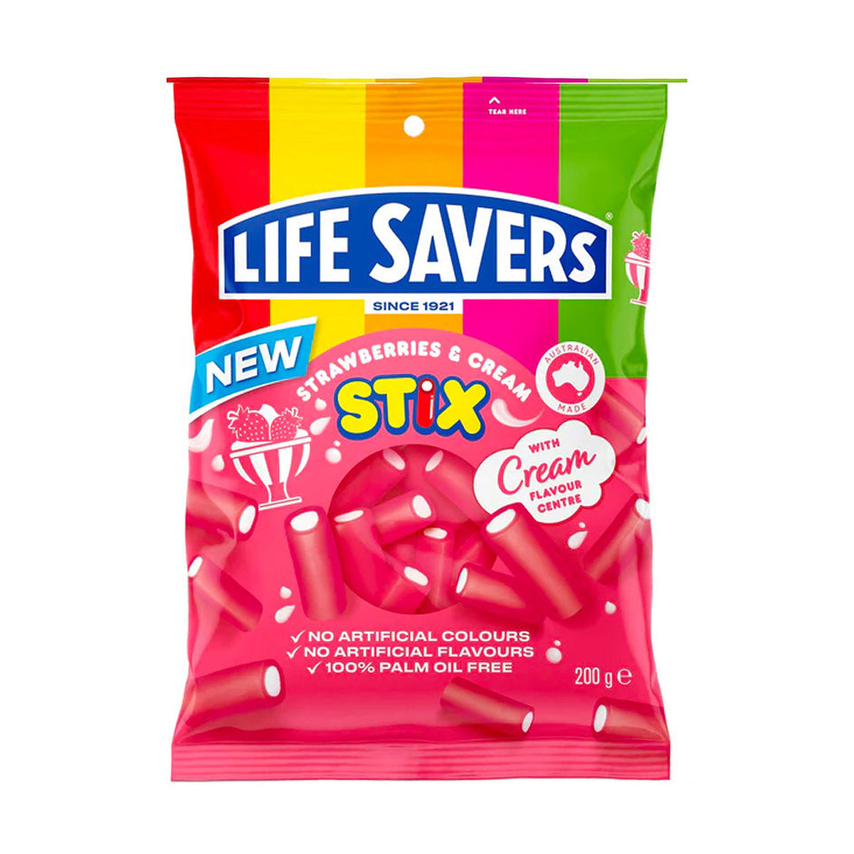 Life Savers Strawberries & Cream Stix