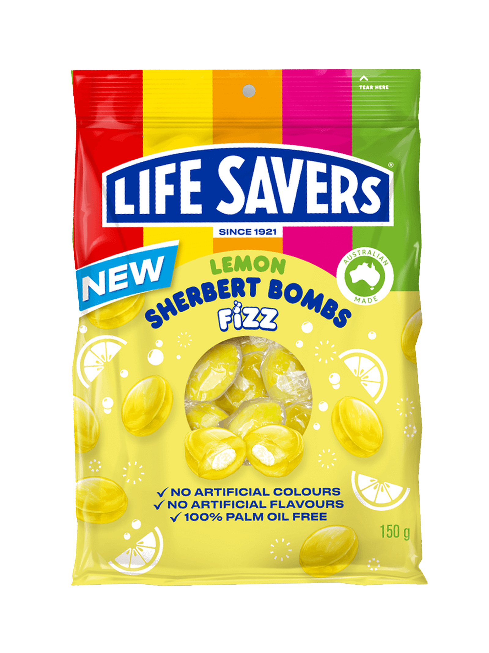 Life Savers Lemon Sherbert Bombs Fizz