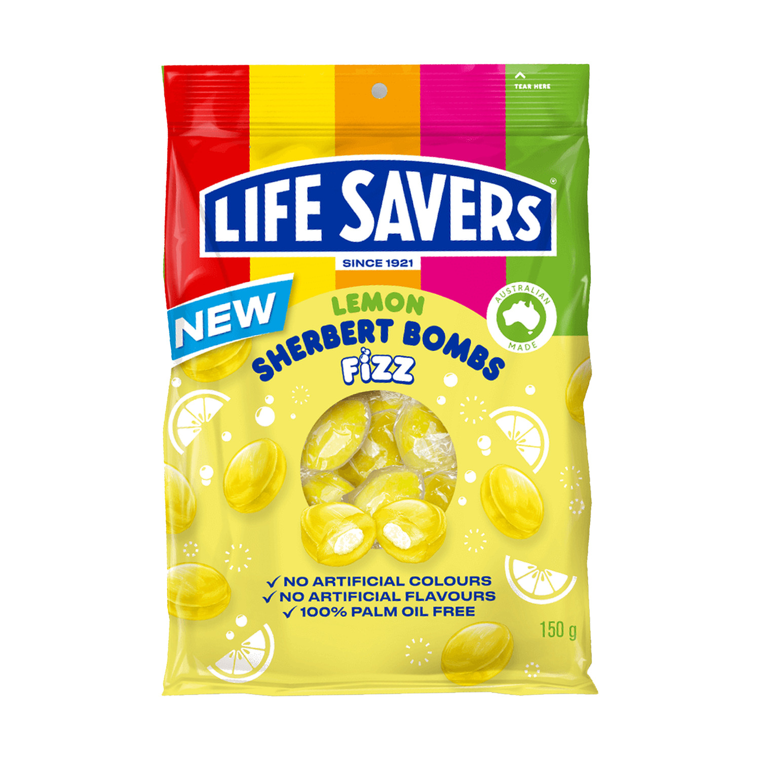 Life Savers Lemon Sherbert Bombs Fizz