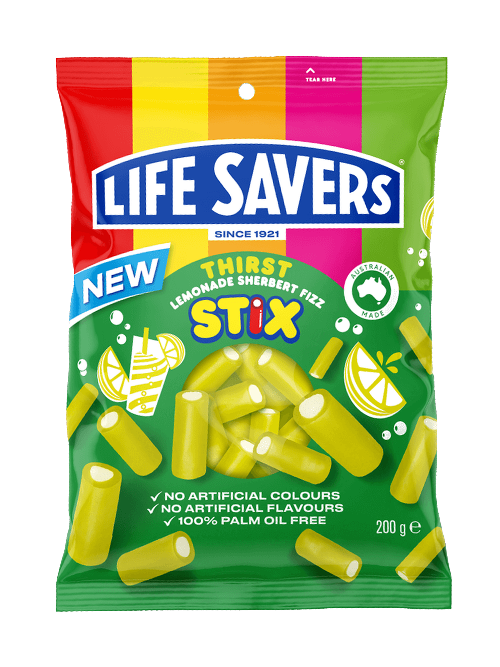 Life Savers Sherbert Fizz Stix Thirst Lemonade