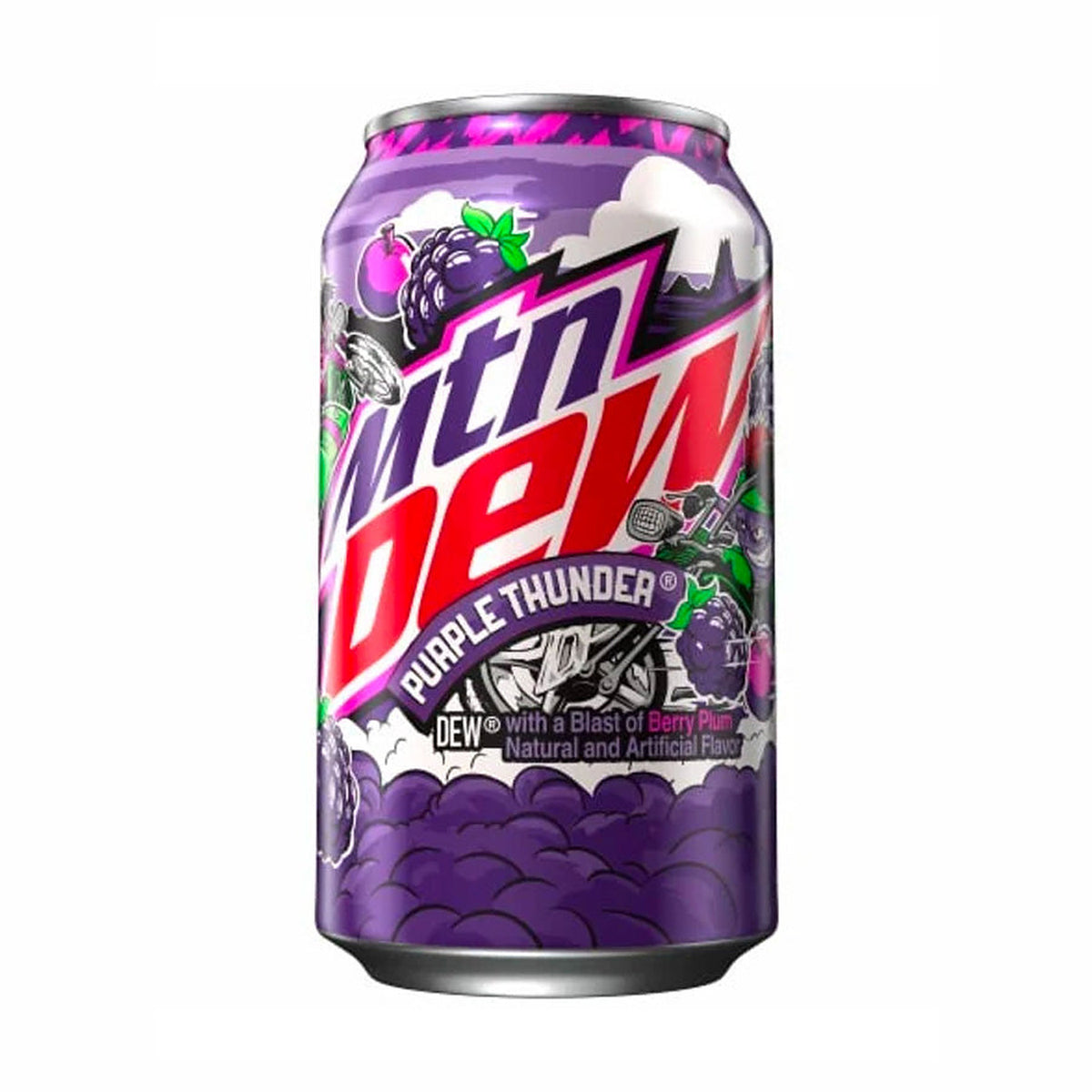 Mountain Dew Purple Thunder 12 oz Can Case