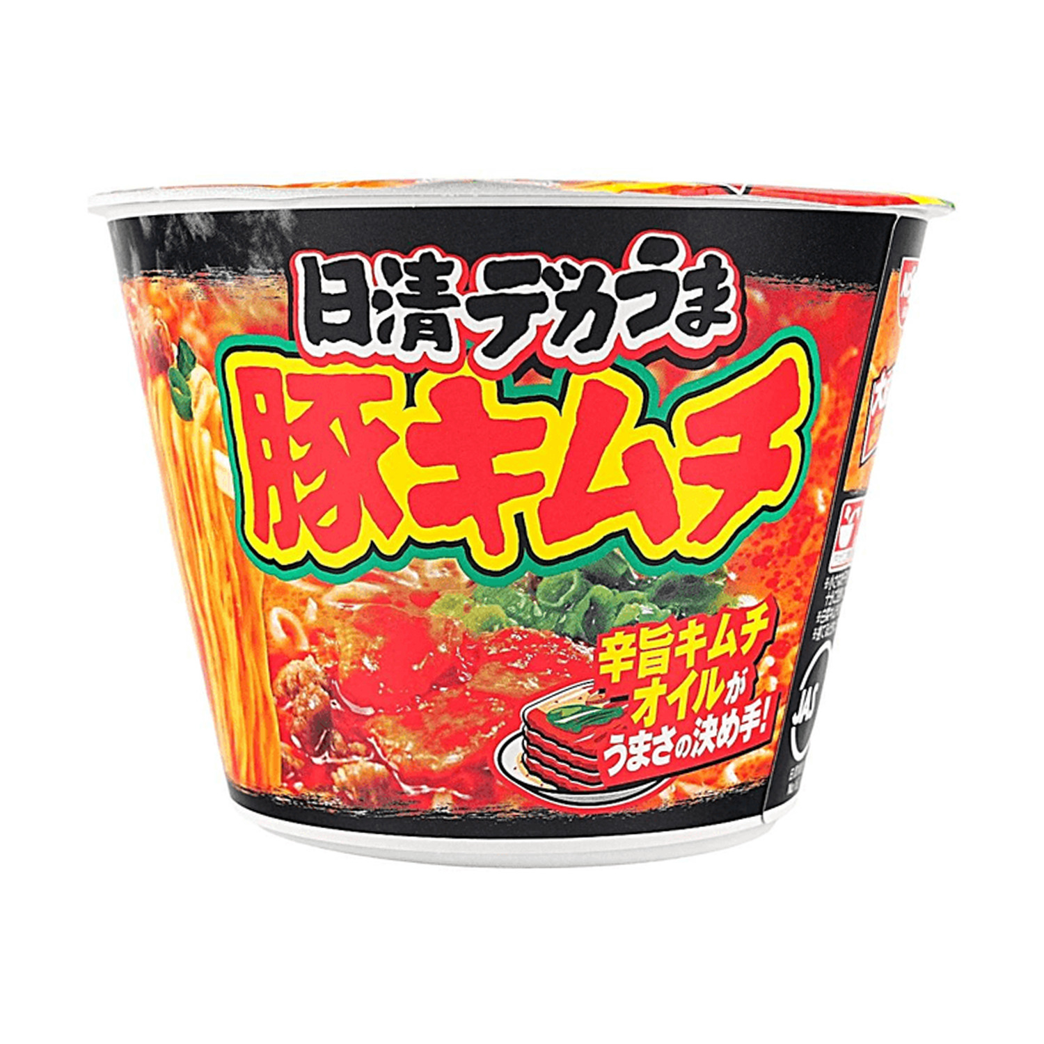 Nissin Dekauma Buta Kimchi Ramen
