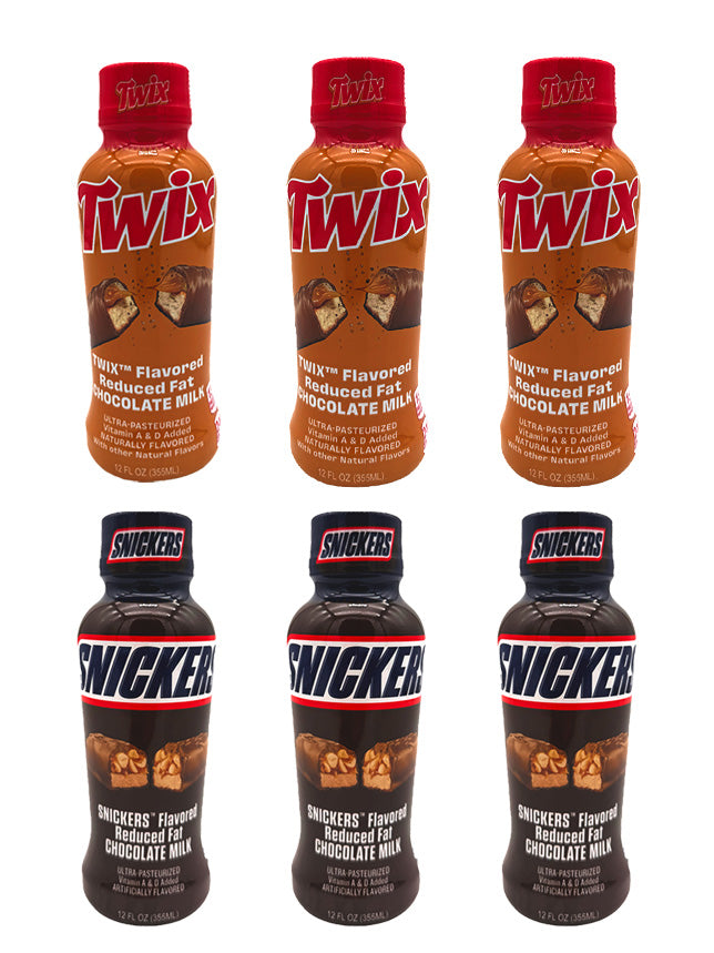 Snickers & Twix Chocolate Milk Variety Pack