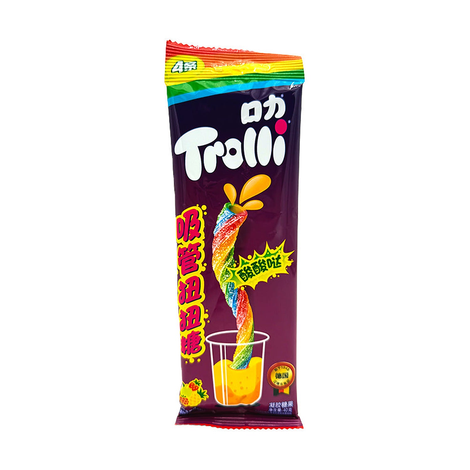Trolli Rainbow Twisty Straws (CHN)