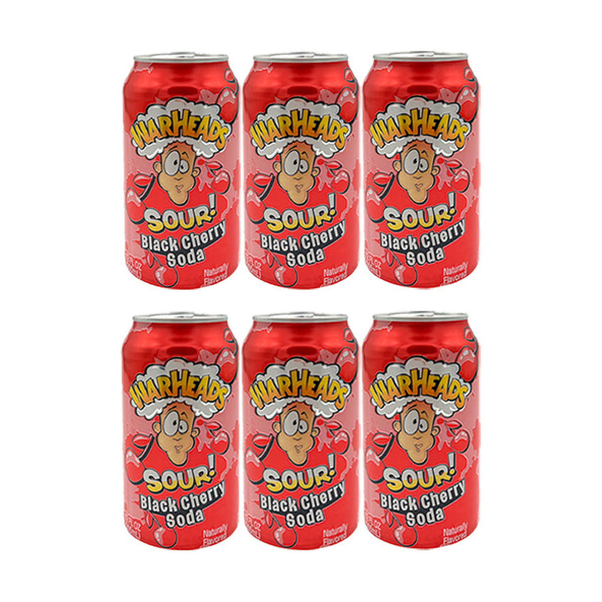 Warheads Sour Soda 12 oz Case