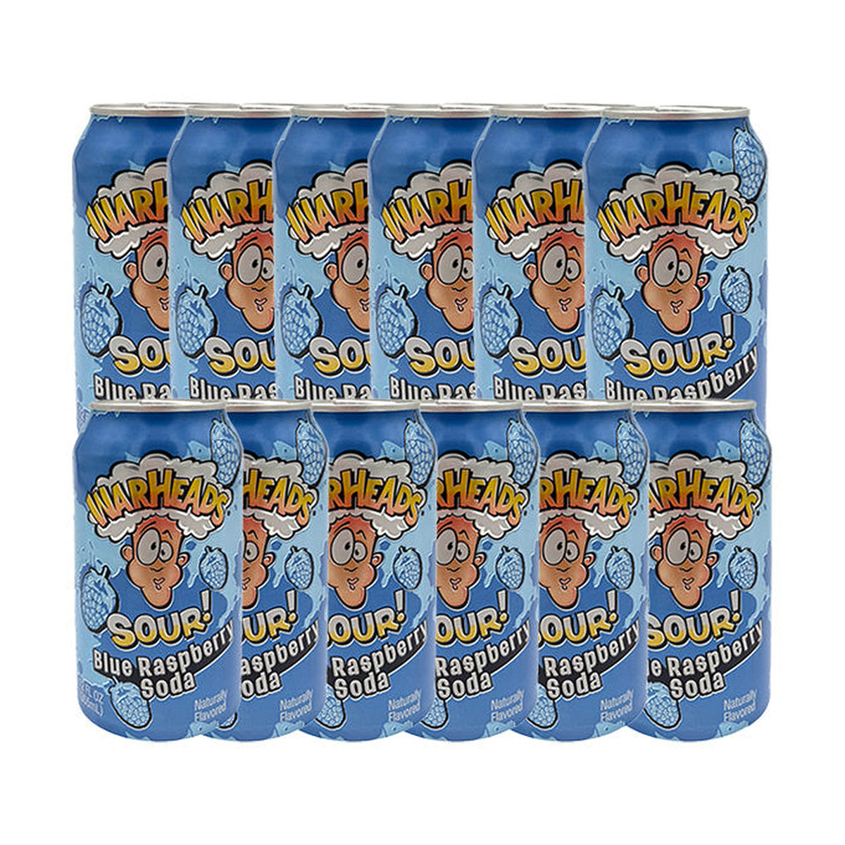 Warheads Sour Soda 12 oz Case