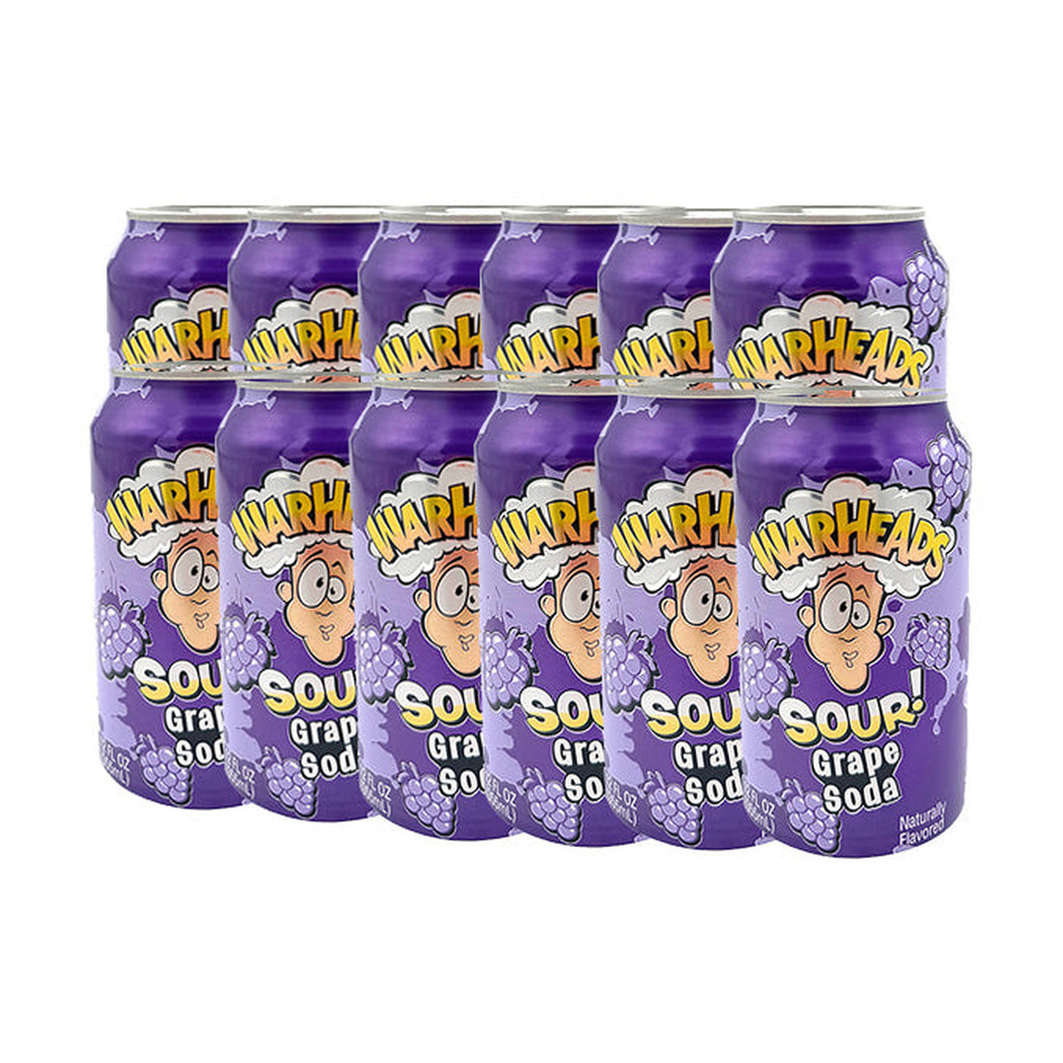 Warheads Sour Soda 12 oz Case