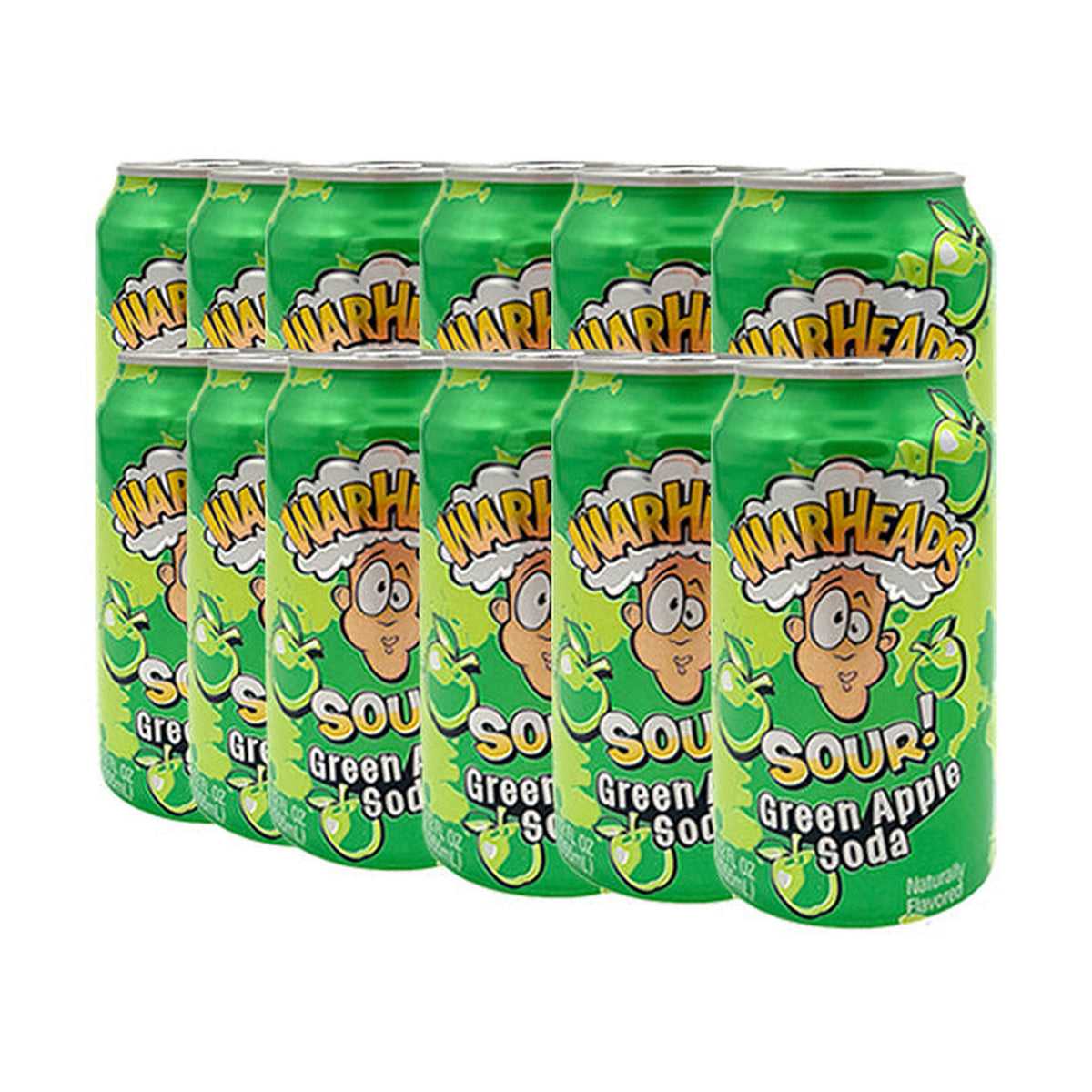 Warheads Sour Soda 12 oz Case