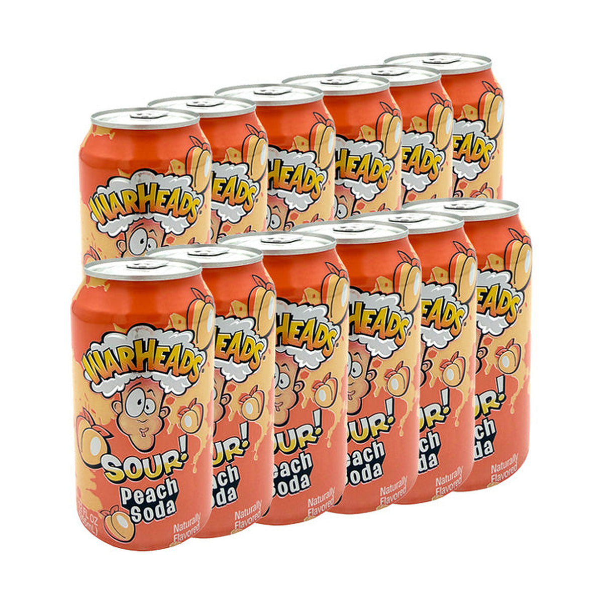 Warheads Sour Soda 12 oz Case