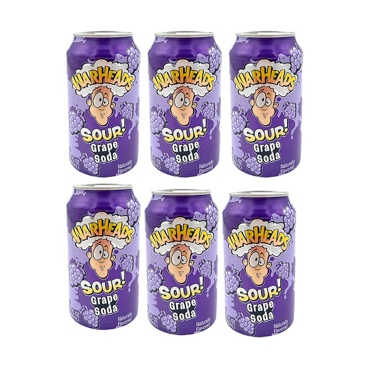 Warheads Sour Soda 12 oz Case