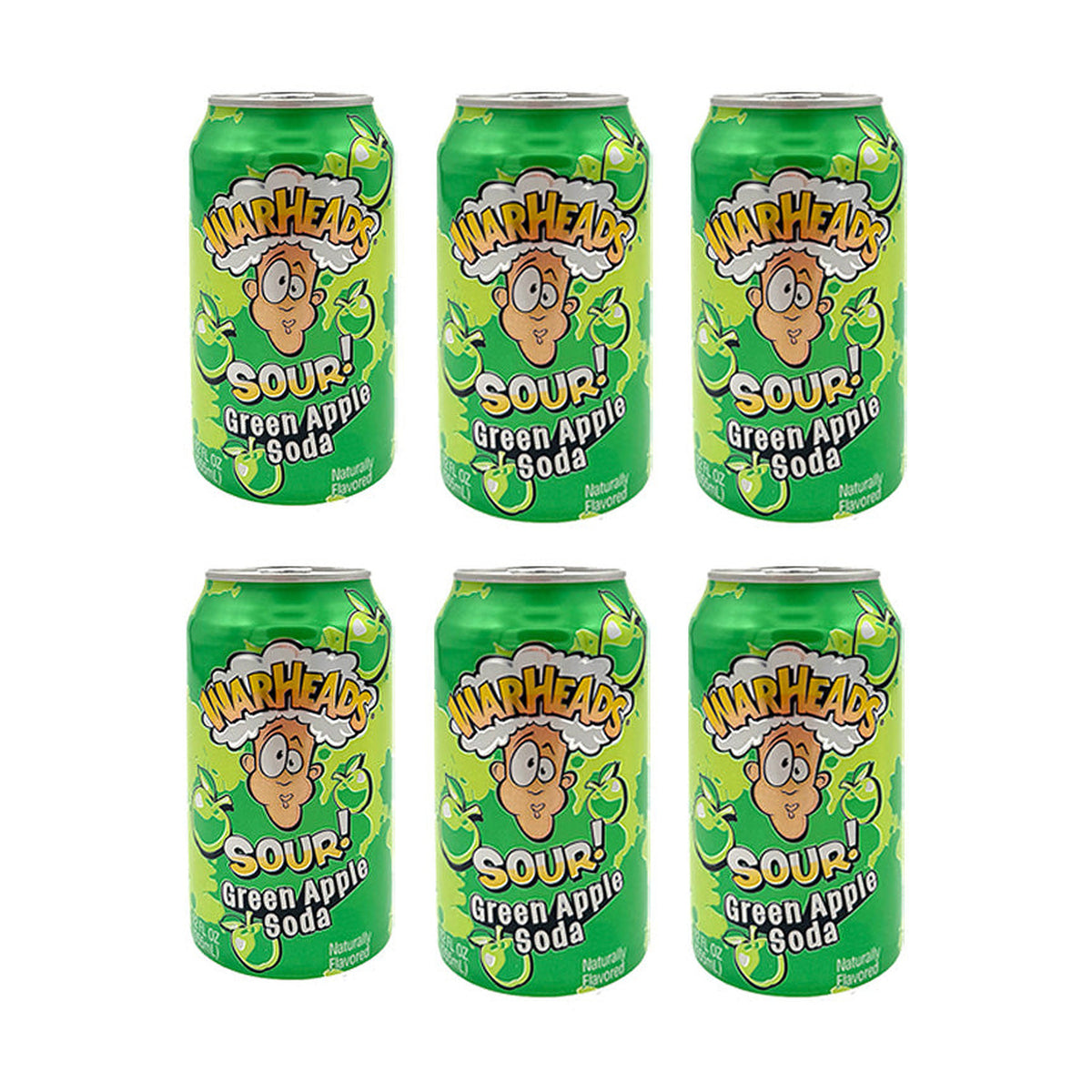 Warheads Sour Soda 12 oz Case