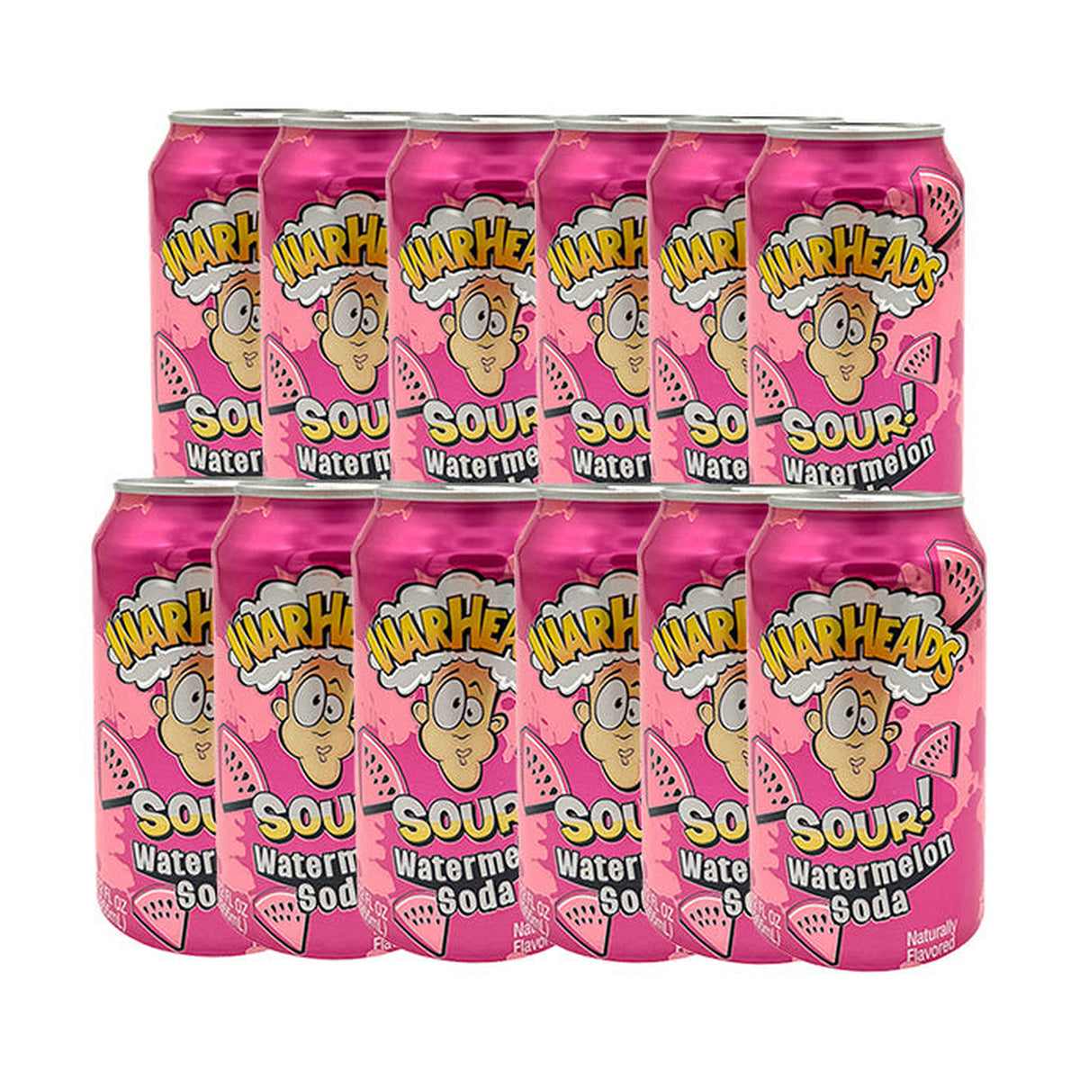 Warheads Sour Soda 12 oz Case