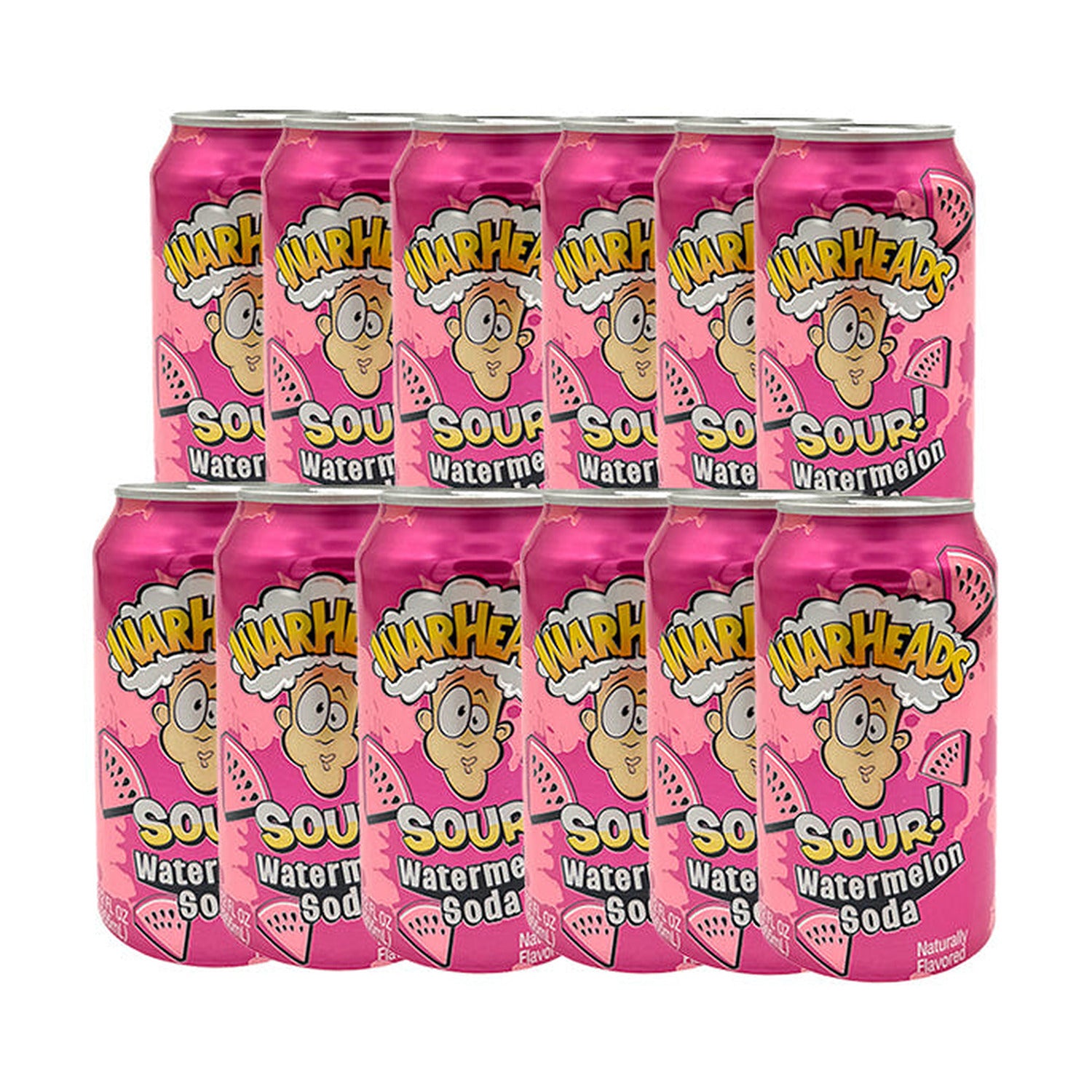 Warheads Sour Soda 12 oz Case