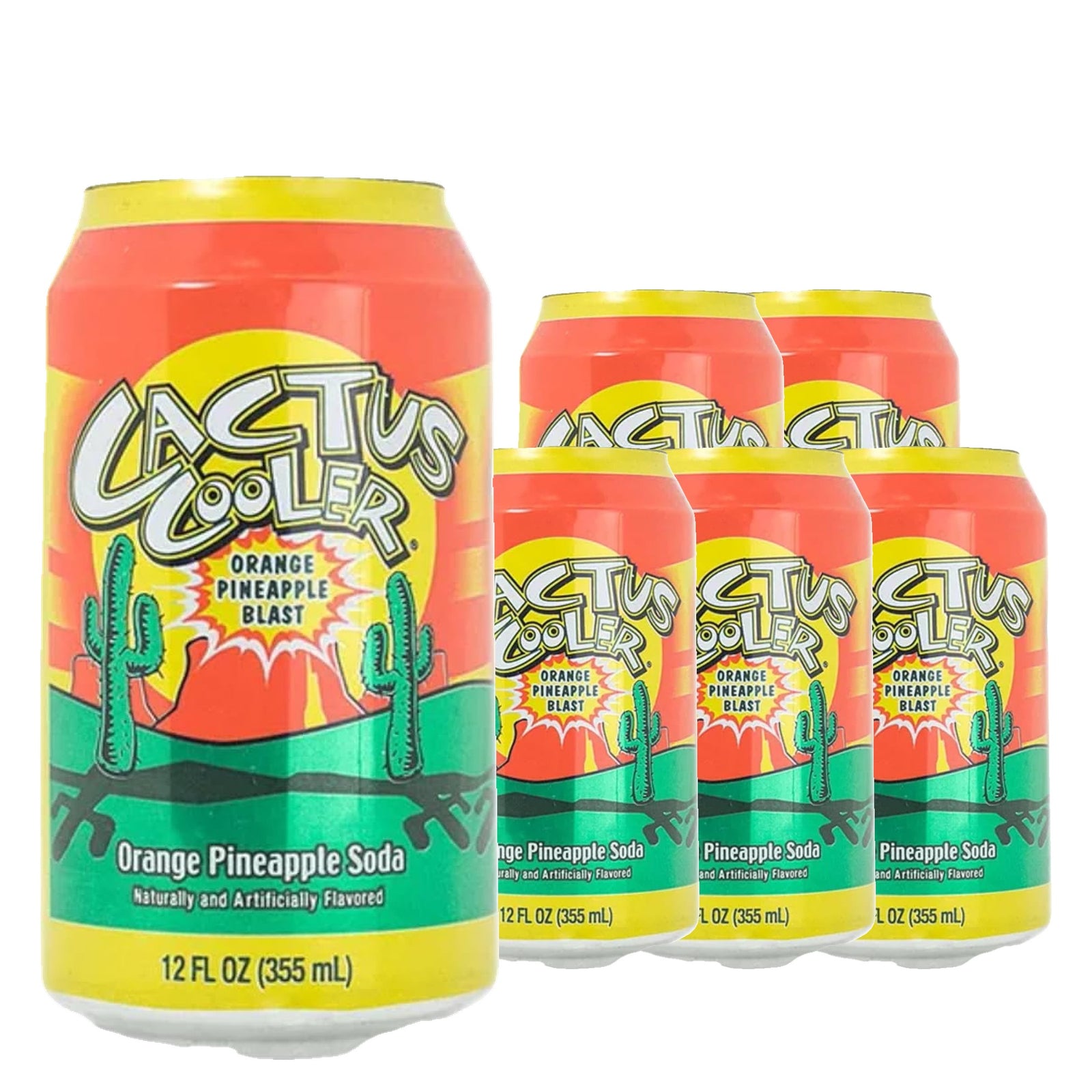 Cactus Cooler 355 mL / 12 fl oz case of 6 cans