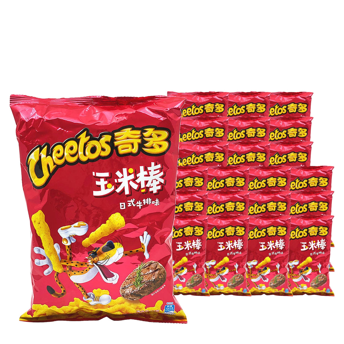 Cheetos Japanese Steak 90 g / 3.2 oz case of 22 bags