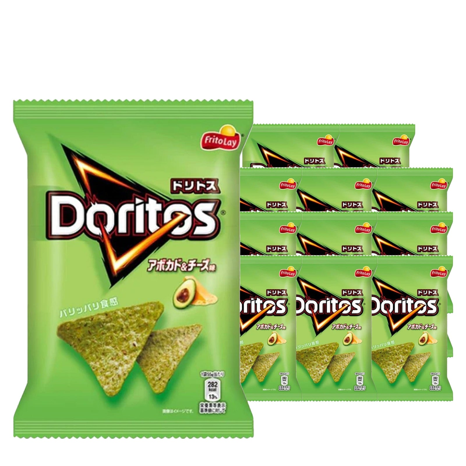 Doritos Avocado & Cheese 55 g Case, 12 pack