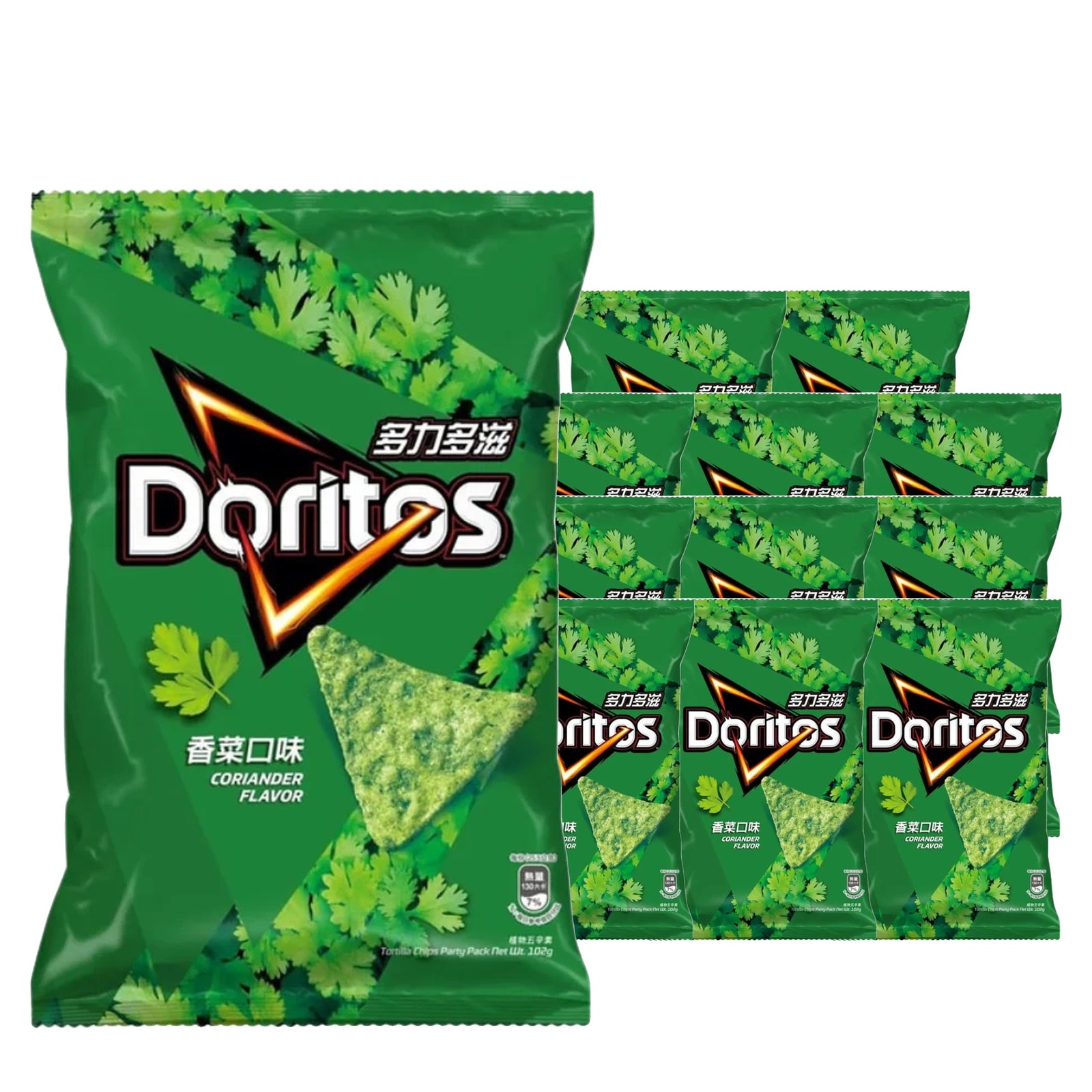 Doritos Cilantro 68 g Case, 12 pack