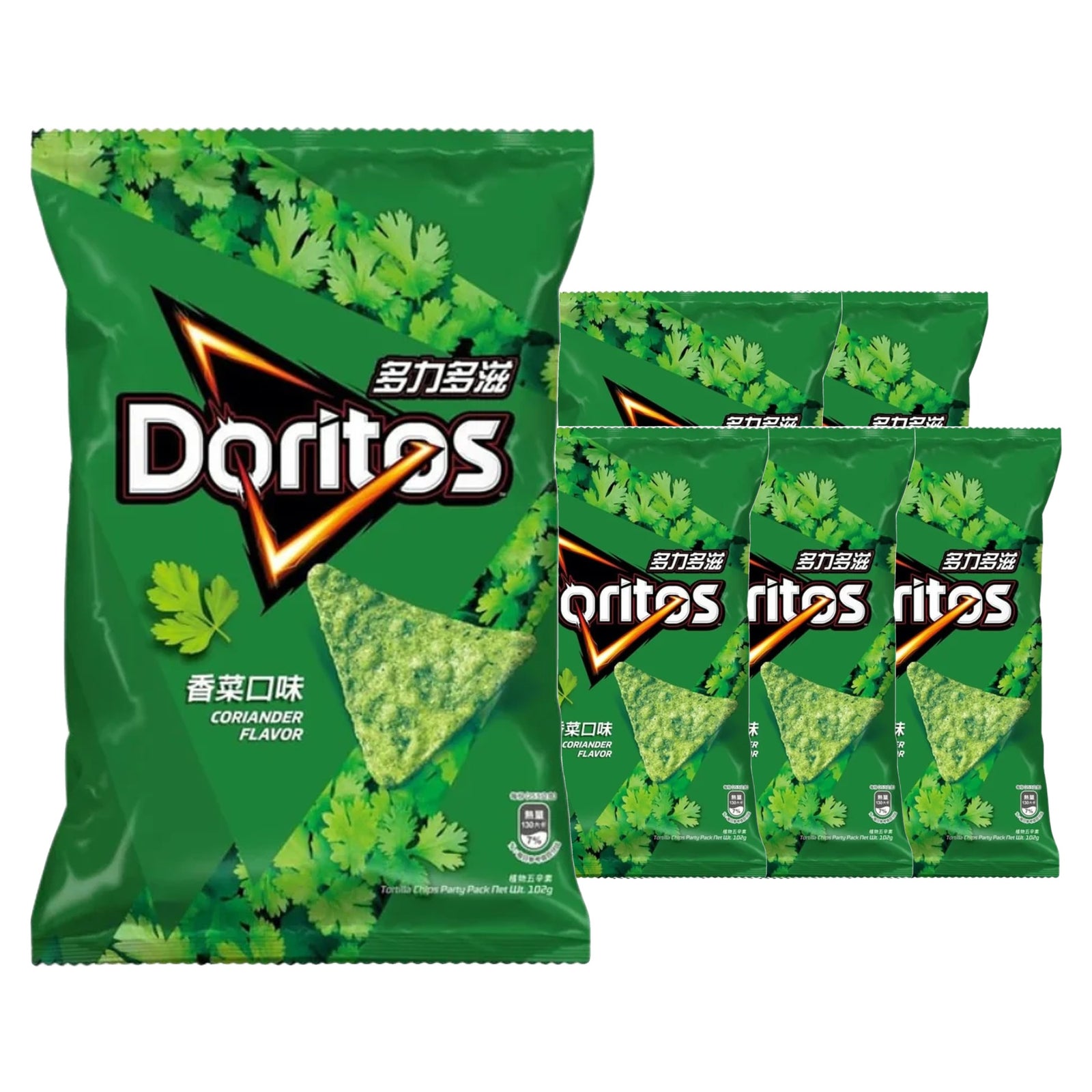 Doritos Cilantro 68 g Case, 6 pack