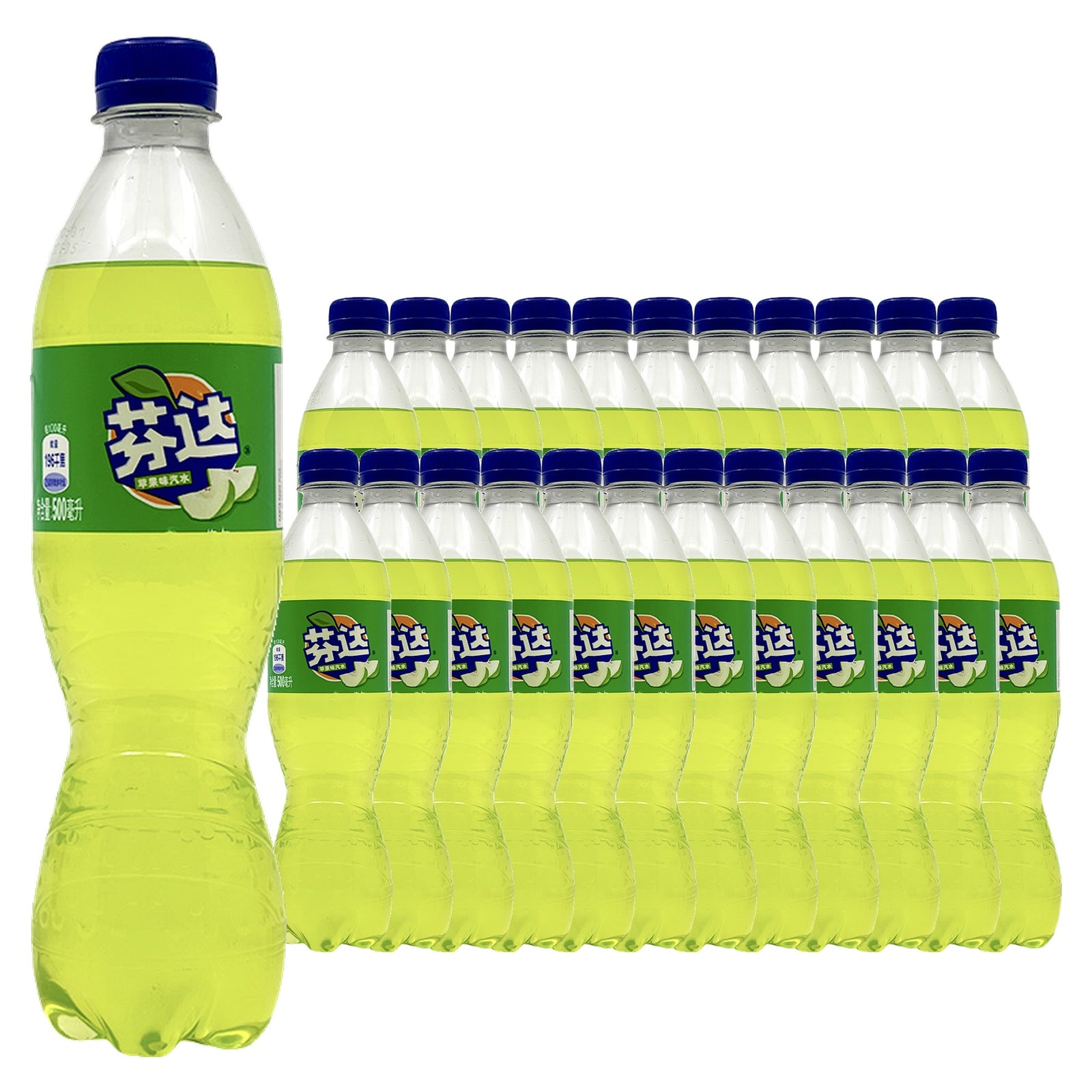Fanta Green Apple 500 mL, 24 Pack