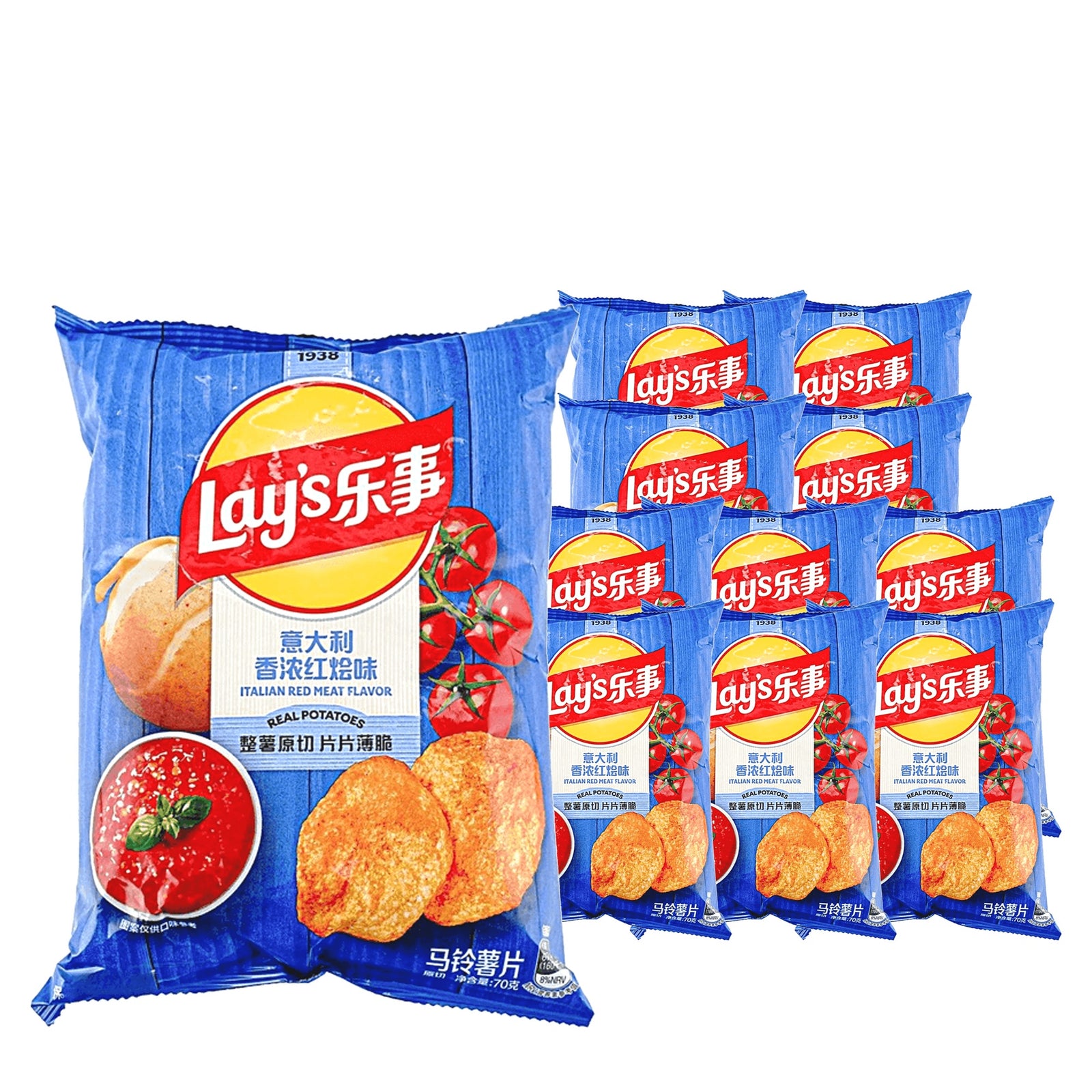Lay's Italian Red Meat 70 g / 2.47 oz case of 11 bags