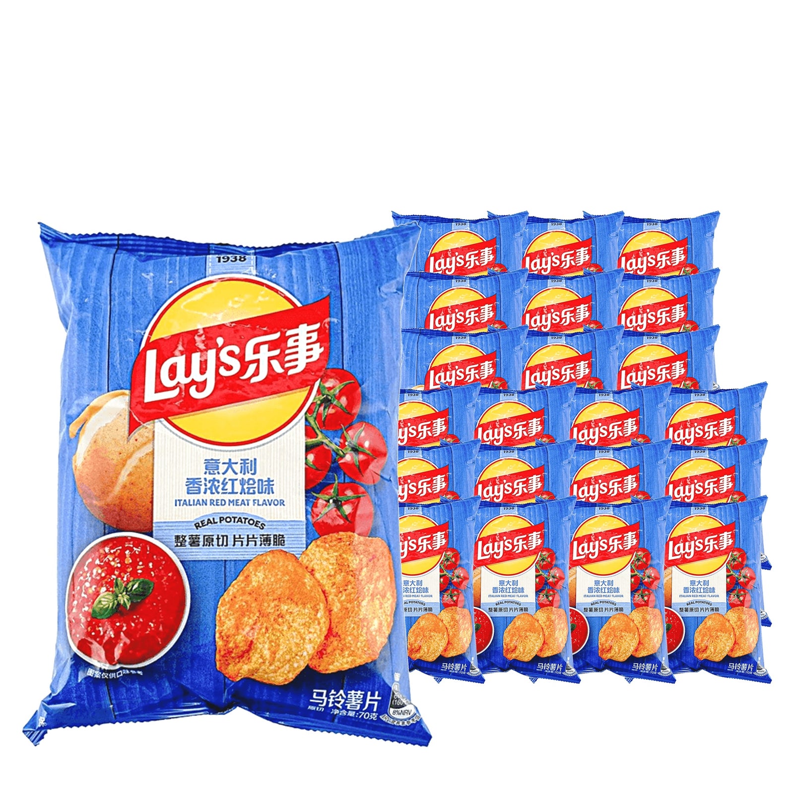 Lay's Italian Red Meat 70 g / 2.47 oz case of 22 bags
