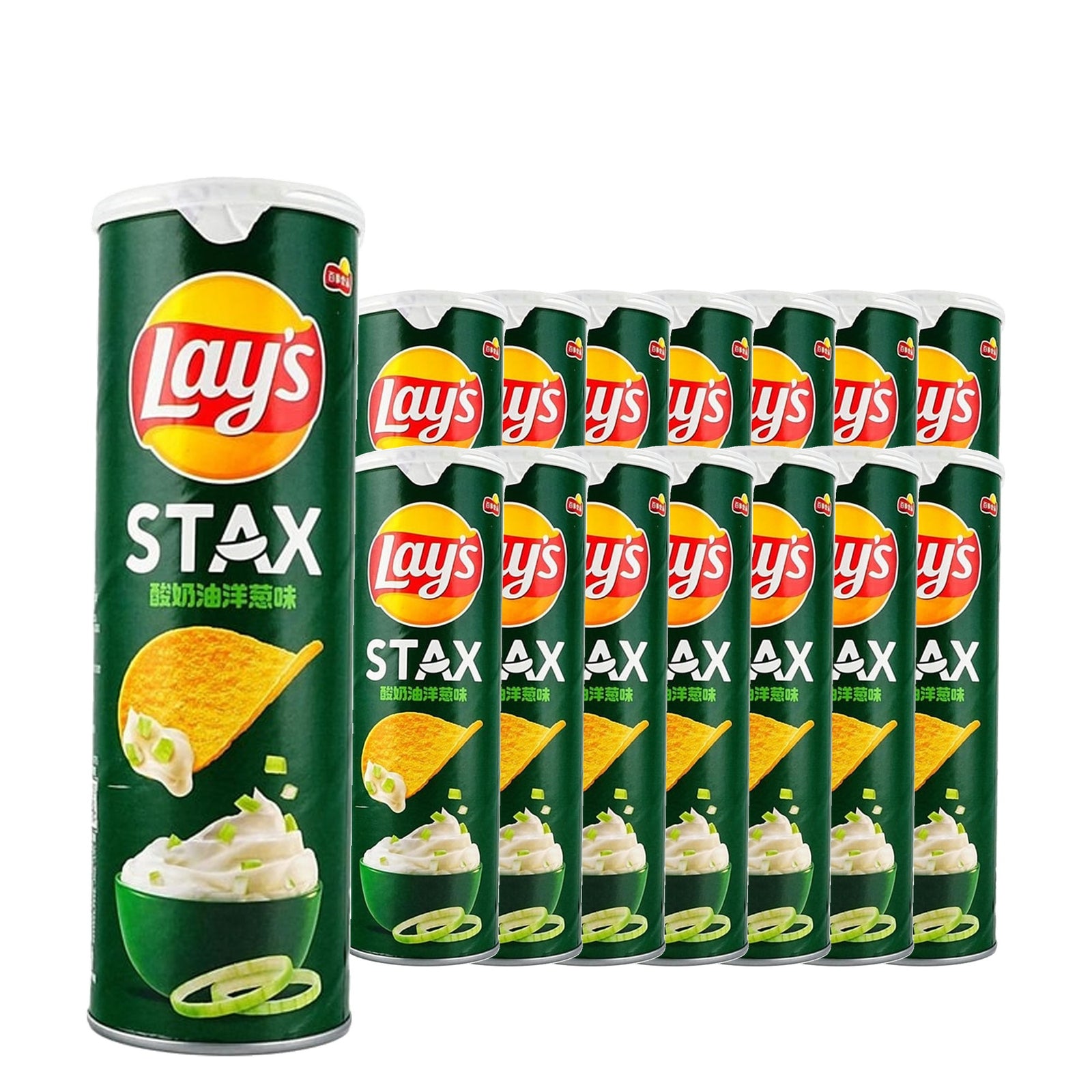 Lay's Stax Sour Cream & Onion 90 g, 15 Pack