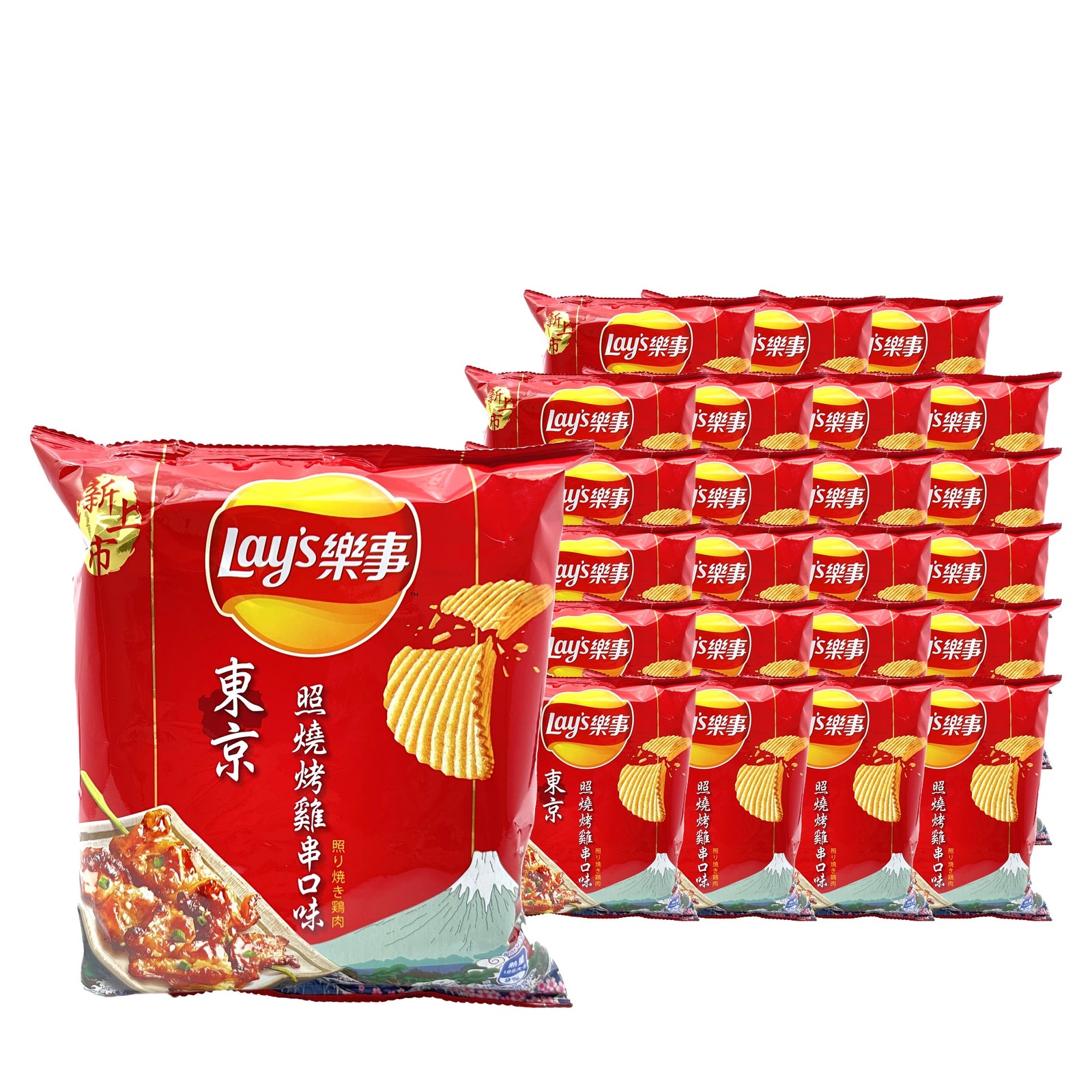Lay's Yakitori Grilled Chicken 34 g Case, 24 pack