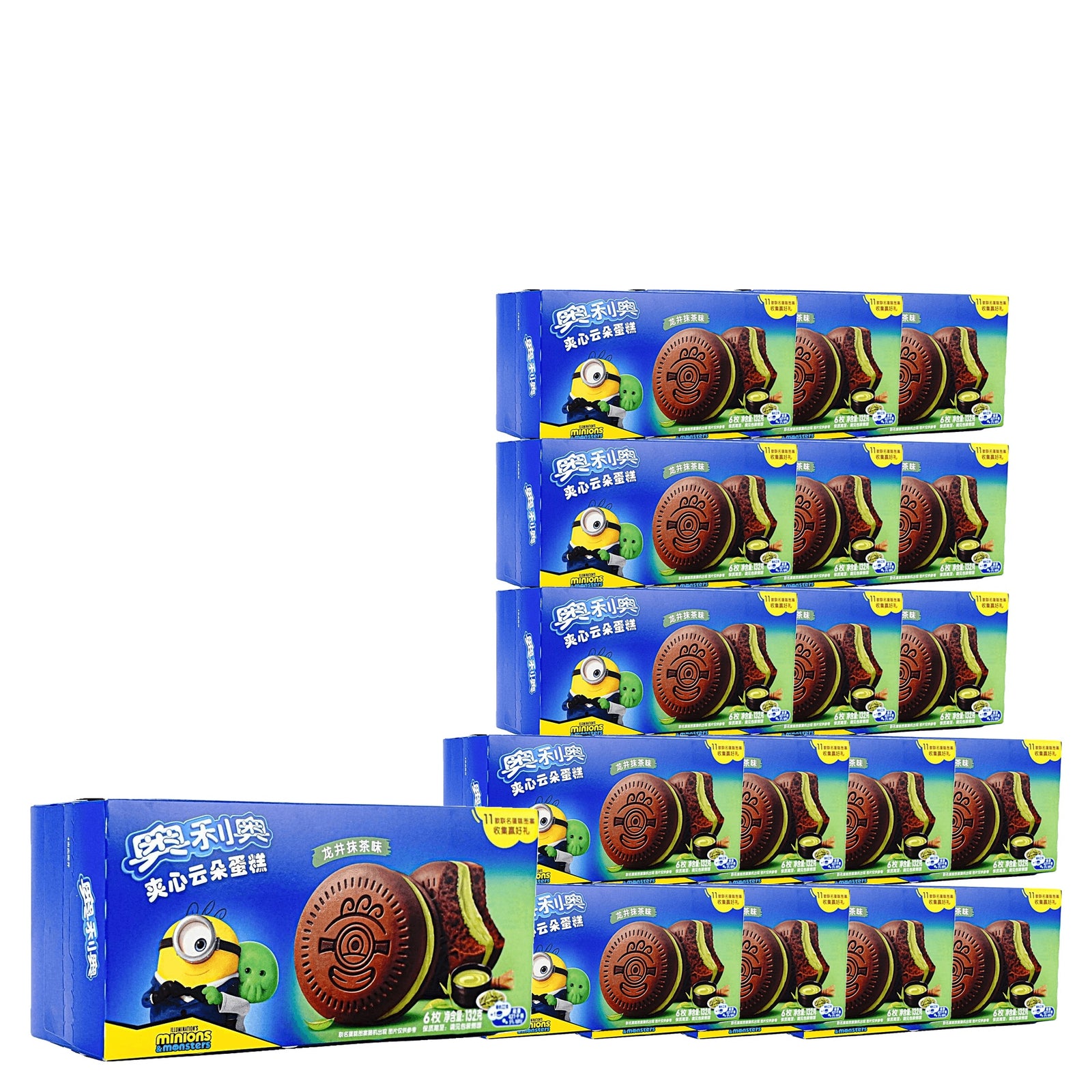 Oreo Longjing Matcha Cake 132 g / 4.7 oz case of 18 boxes