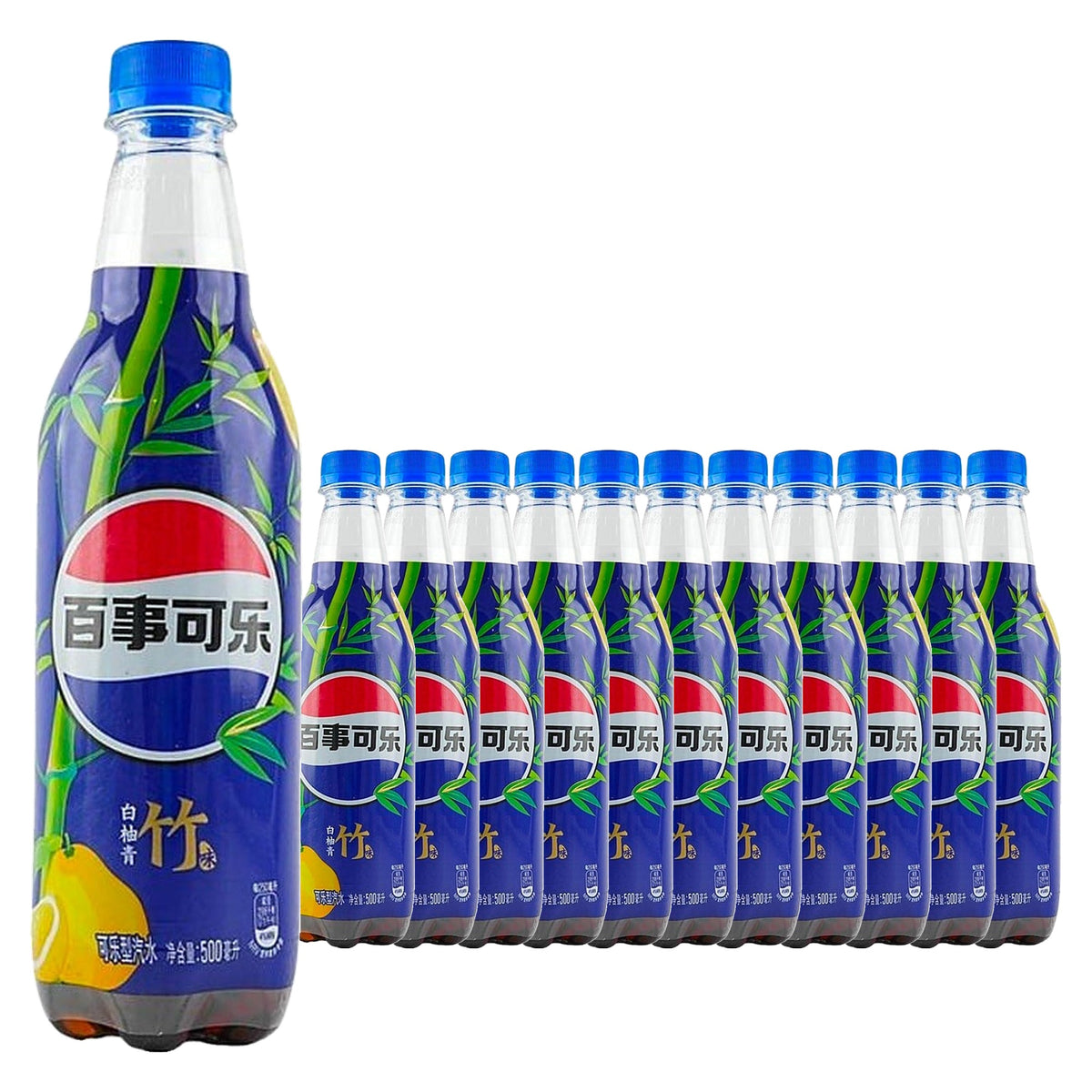 Pepsi White Grapefruit Bamboo 500 mL, 12 Pack, 12 pack