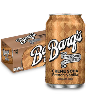 Barq's French Vanilla Cream 12 oz Case