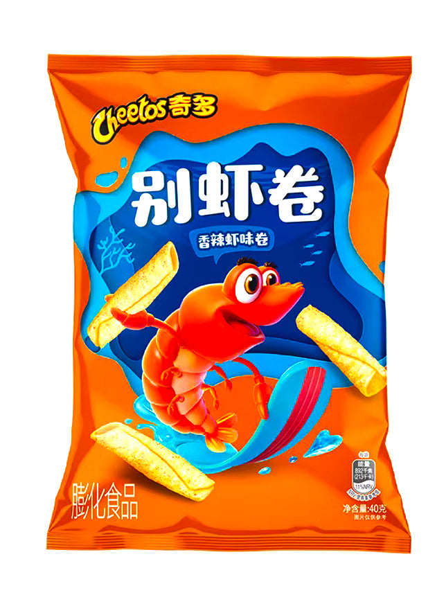 Cheetos Spicy Shrimp Rolls