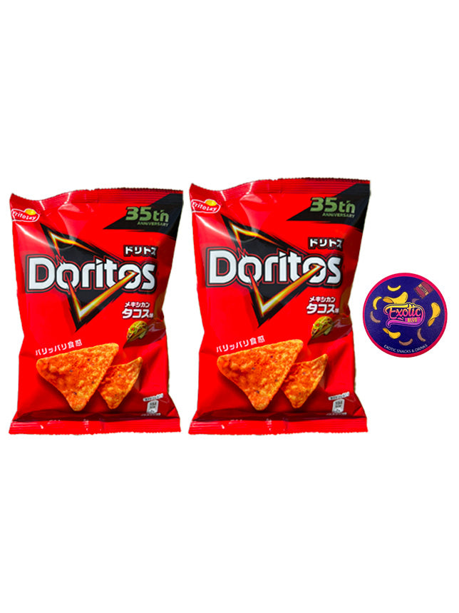 Doritos Mexican Tacos 60g 2 pack with Coaster