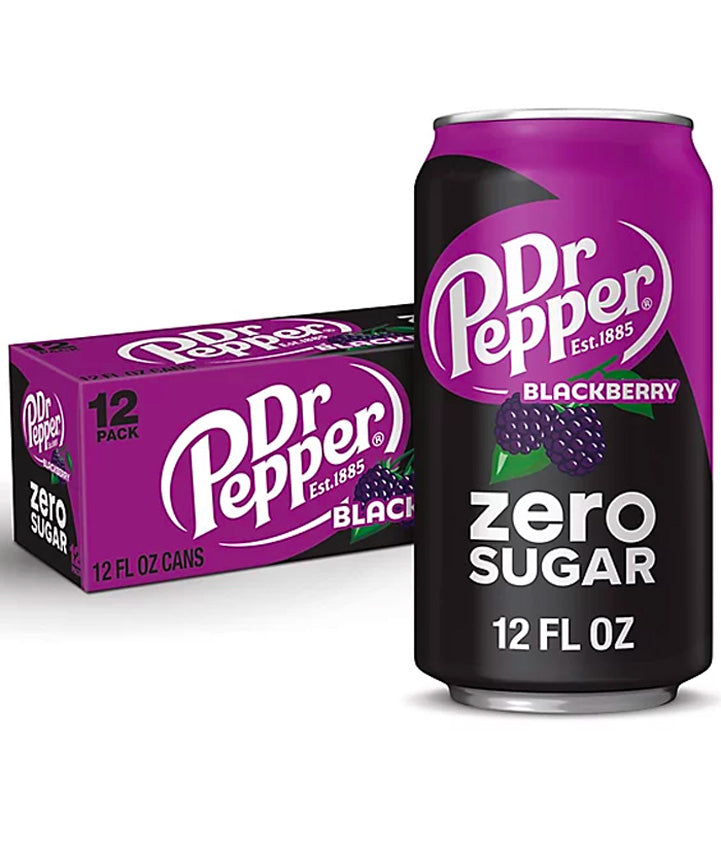 Dr Pepper Blackberry Zero Sugar 12ct Box