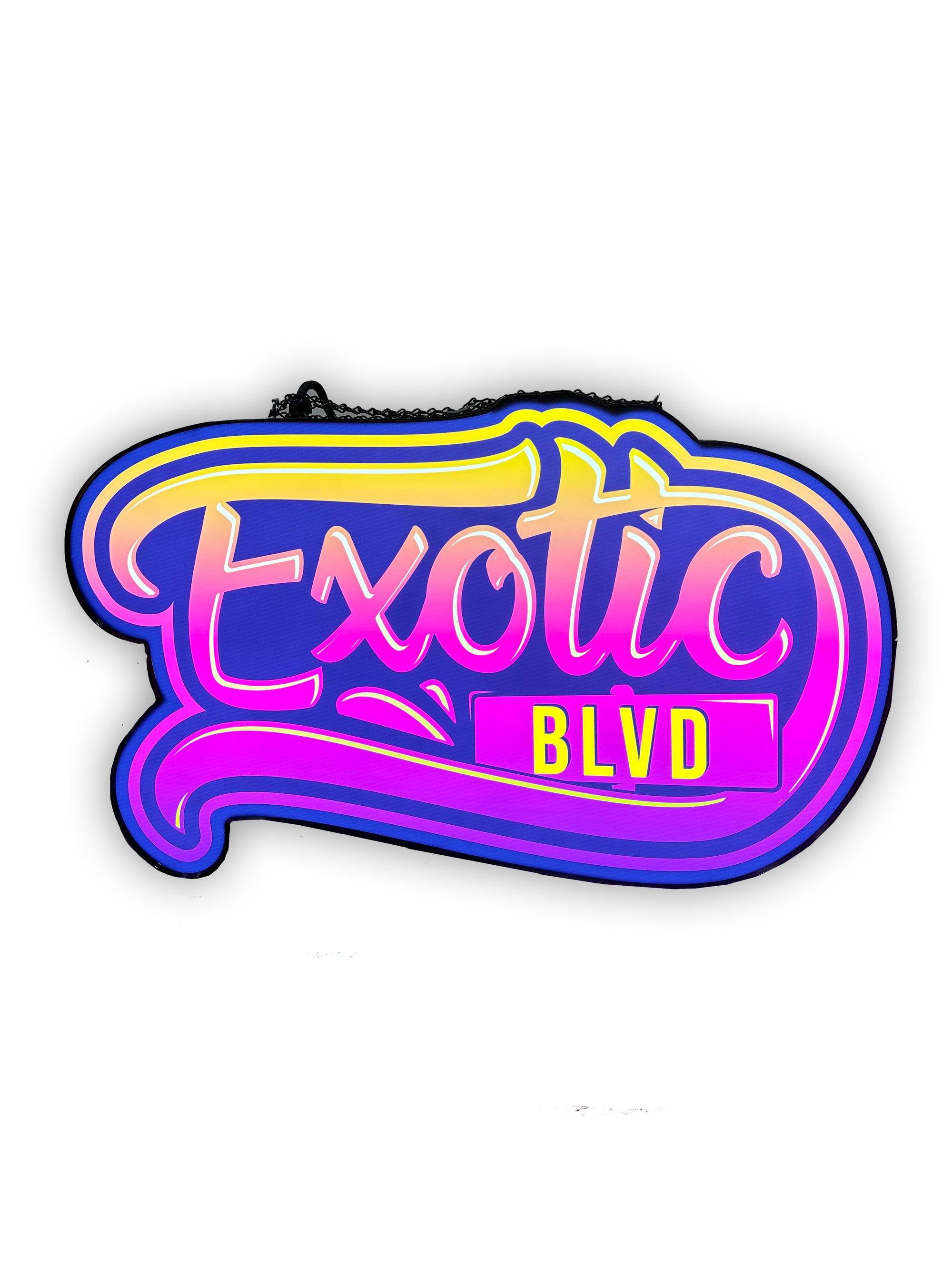 Exotic Blvd LED Sign