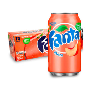 Fanta Peach 12 oz, 12 Pack