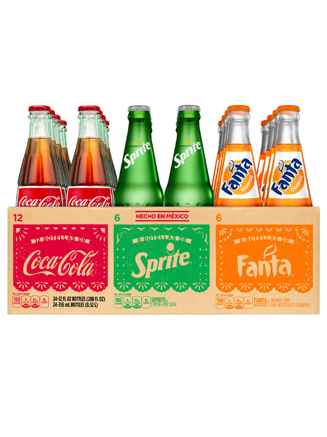 Coca-Cola Mexican Coke Fiesta Pack Glass Bottles
