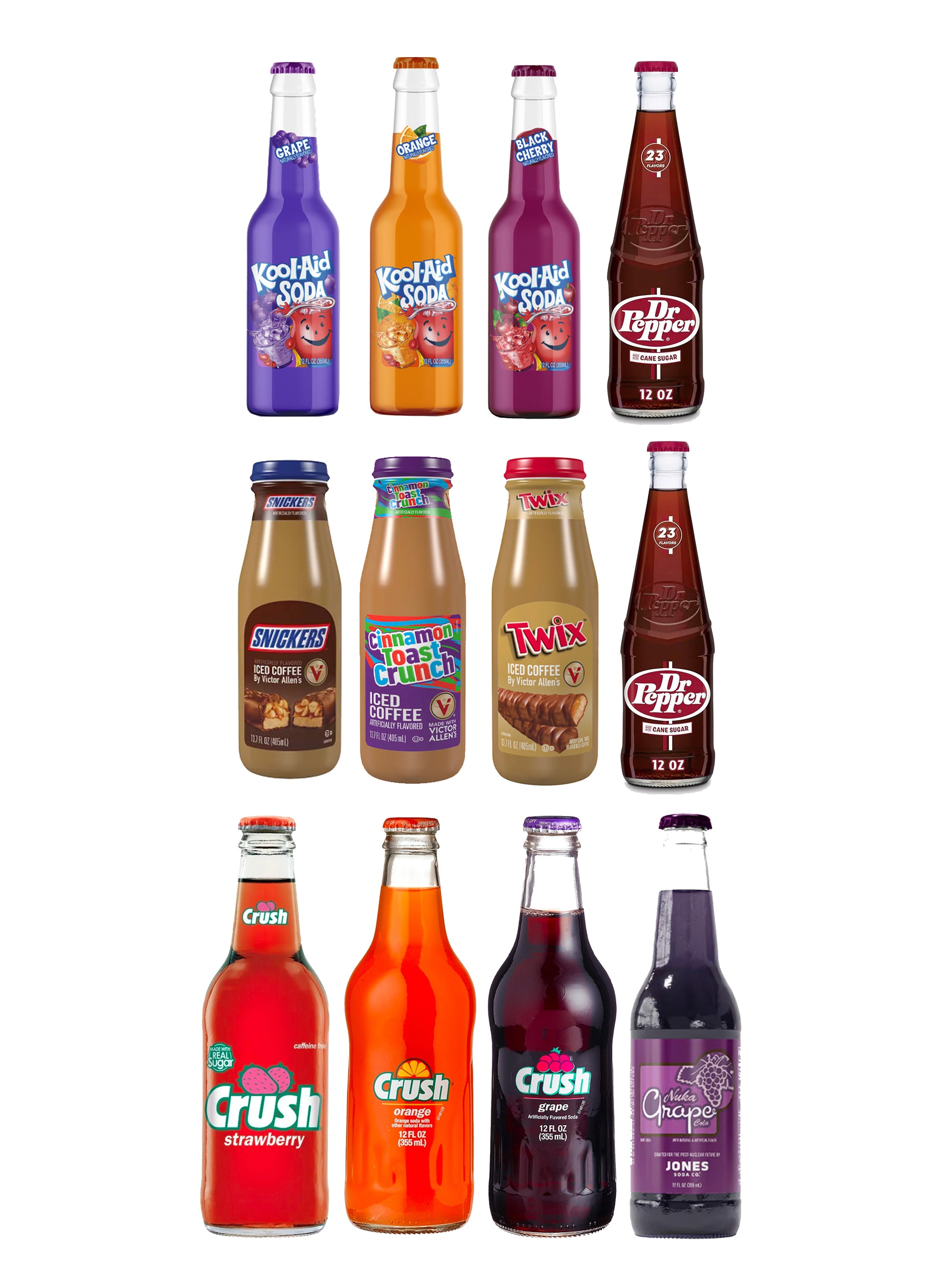 Glass Bottle Refresher's Variety Pack