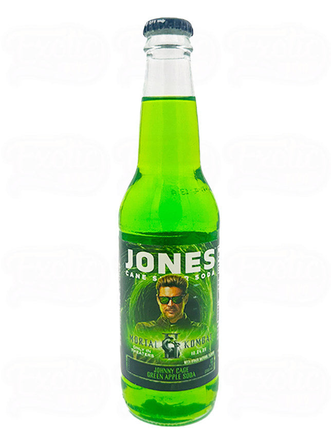 Jones Soda Johnny Cage Green Apple - Exotic Blvd