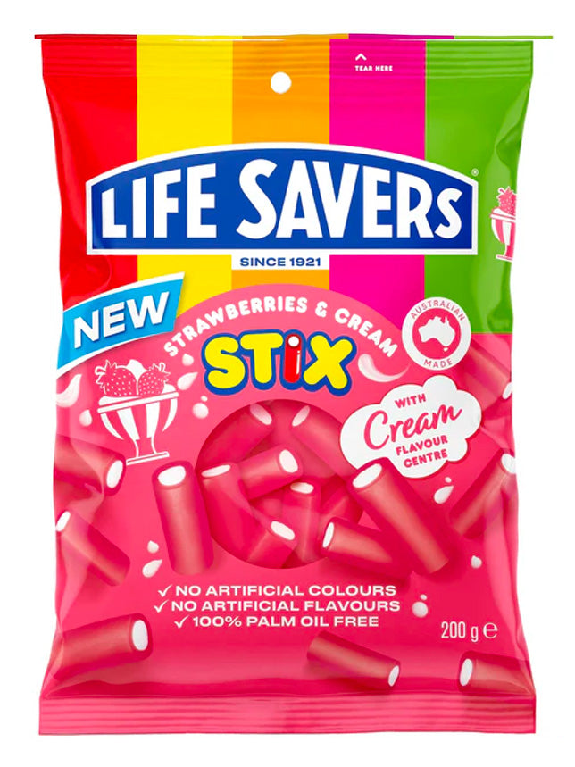 Life Savers Strawberries & Cream Stix
