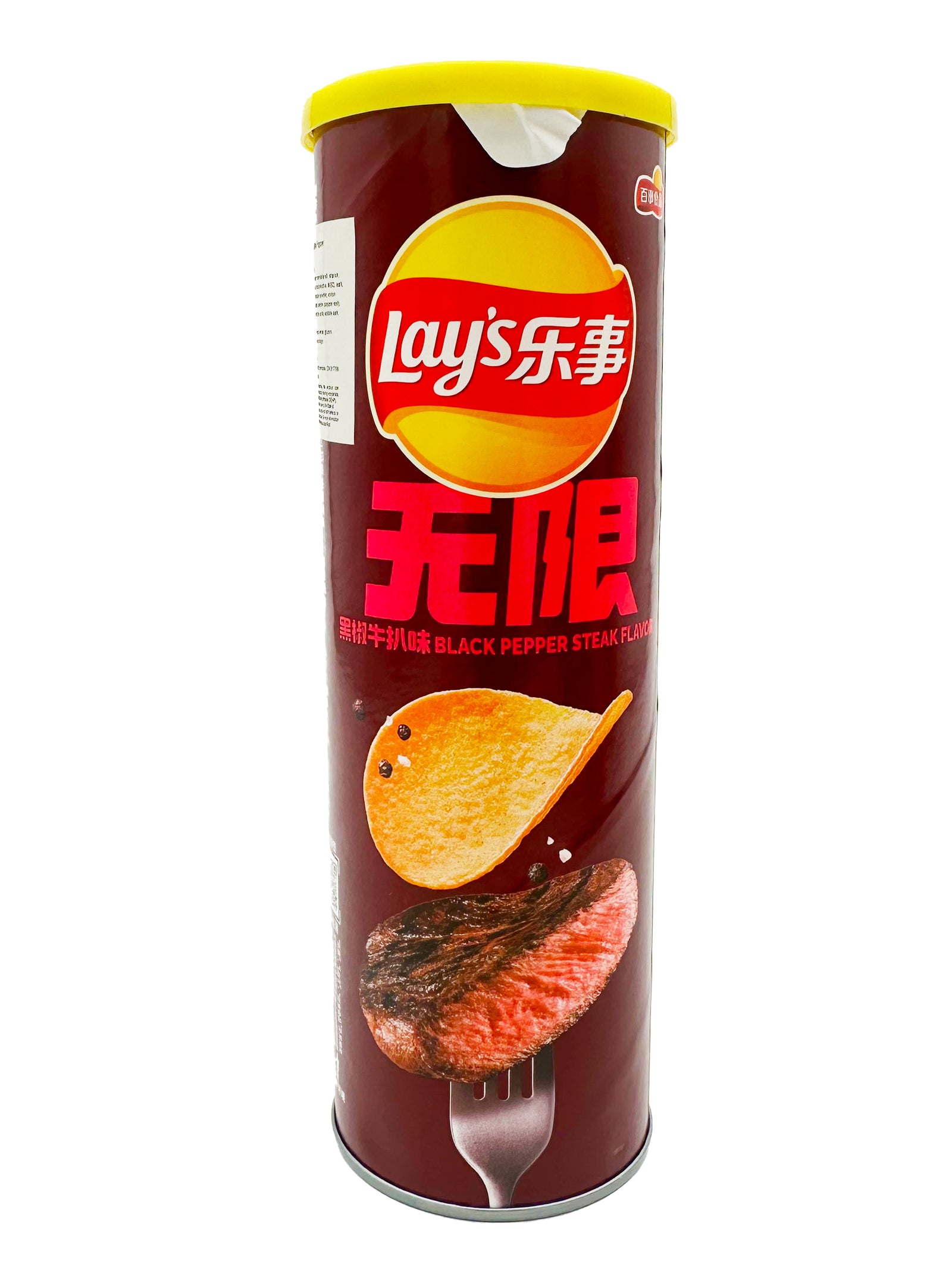 Lay's Stax Black Pepper Steak