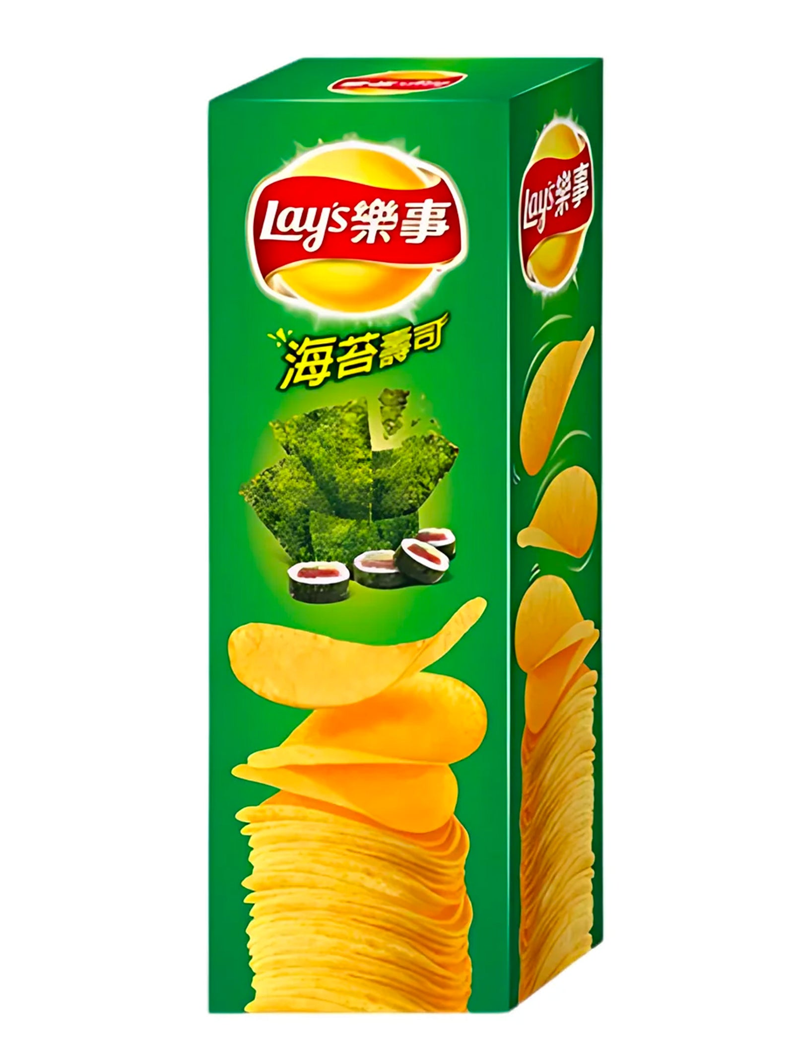 Lay's Stax Seaweed Sushi