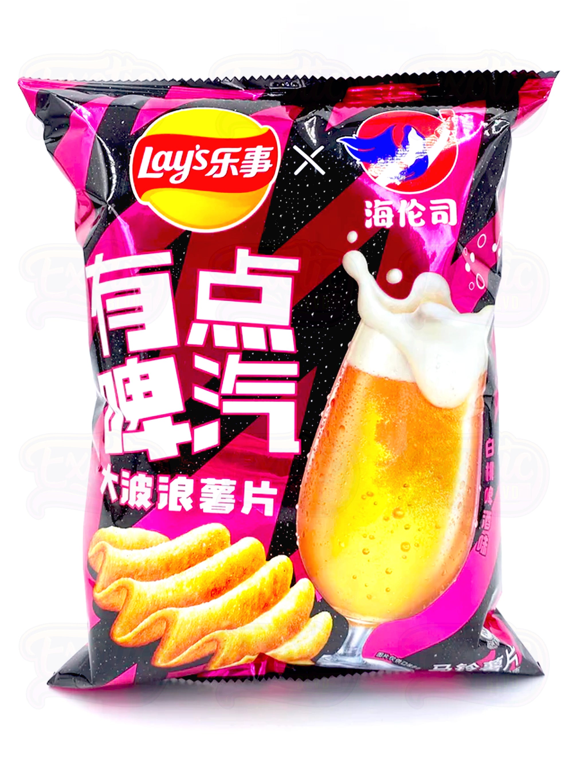 Lays's Wavy White Peach Beer