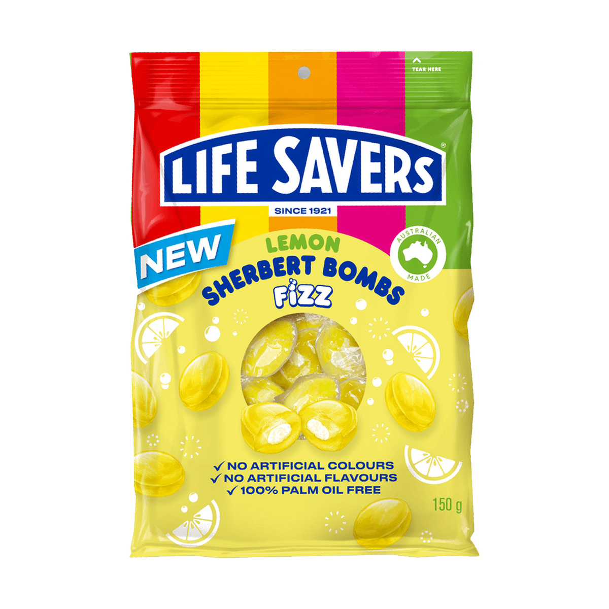 Life Savers Lemon Sherbert Bombs Fizz