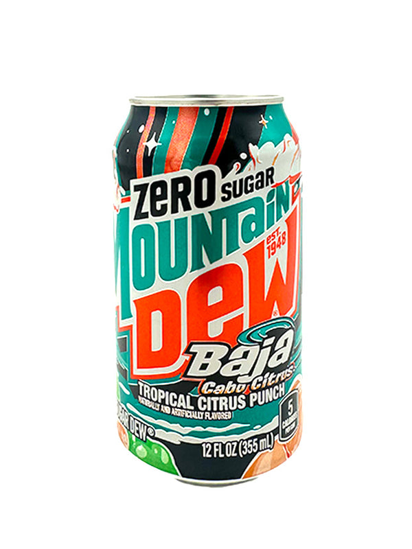 prickly pear cactus juice mountain dew Mountain Dew Zero Sugar Baja Cabo Citrus