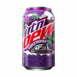 Mountain Dew Purple Thunder 12 oz Can Case