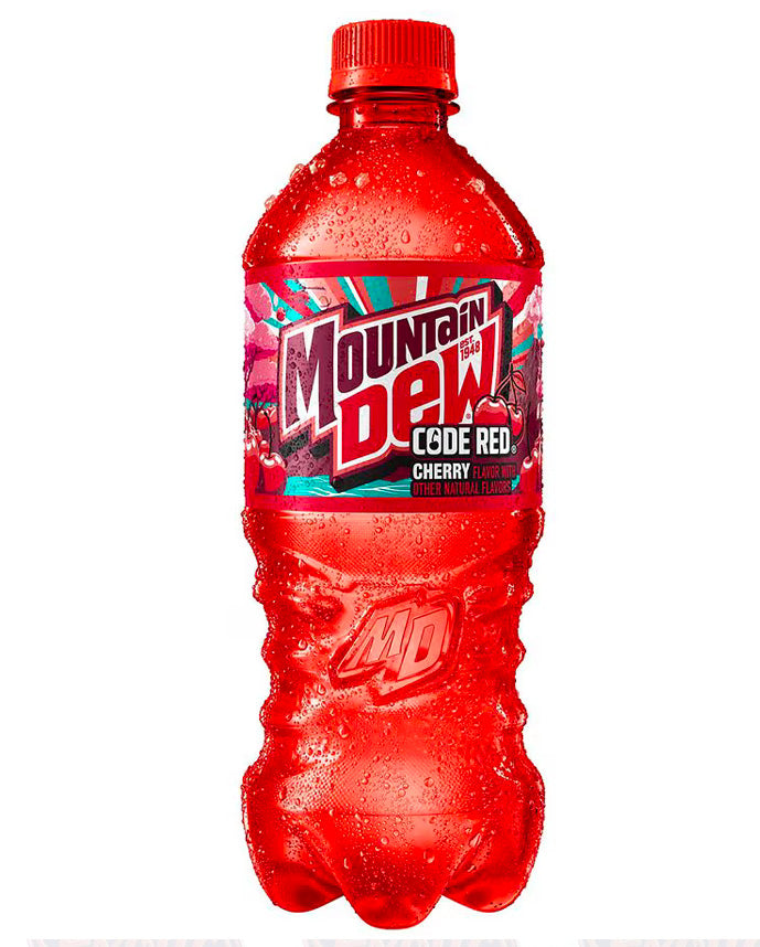 Mountain Dew Code Red 20 oz Case