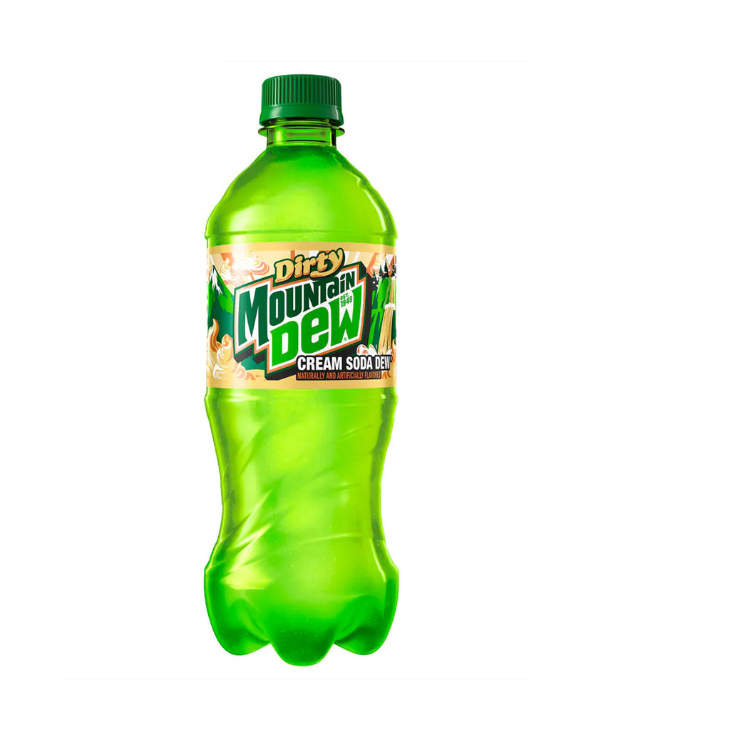 Mountain Dew Dirty Cream Soda 20 oz Case - Exotic Blvd